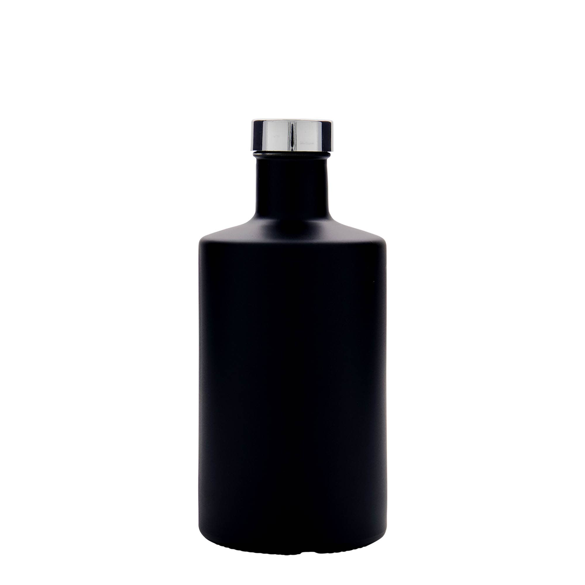 500 ml steklena steklenica »Caroline«, črna, ustje: GPI 33