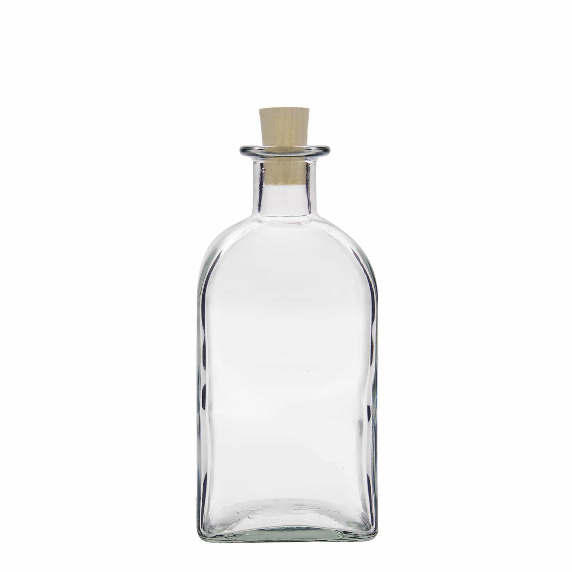 500 ml steklenica Apotekar Carré, kvadratna, odprtina: pluta 500 ml steklenica Apotekar Carré, kvadratna, odprtina: pluta