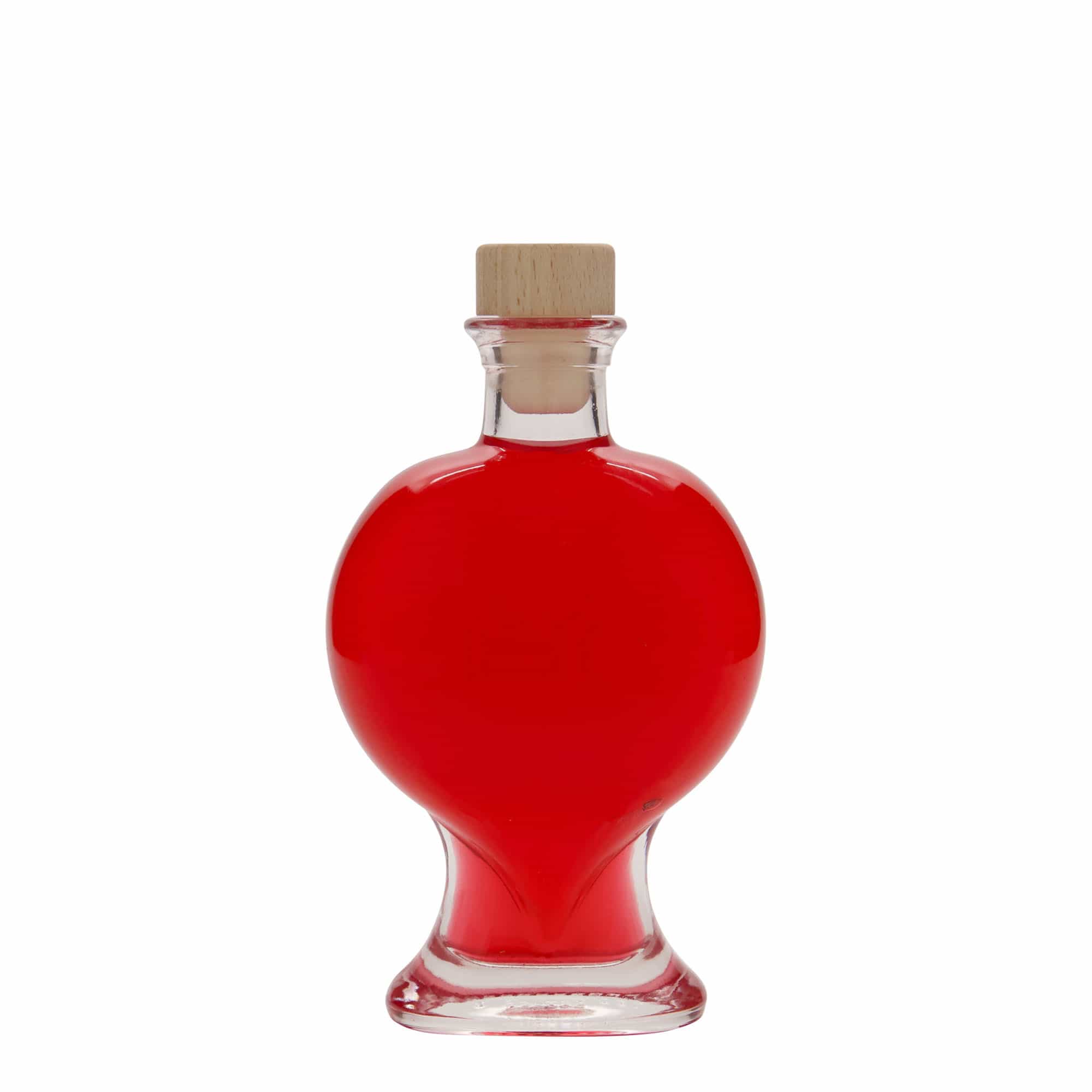 200 ml steklenica 'Srce', odprtina: pluta
