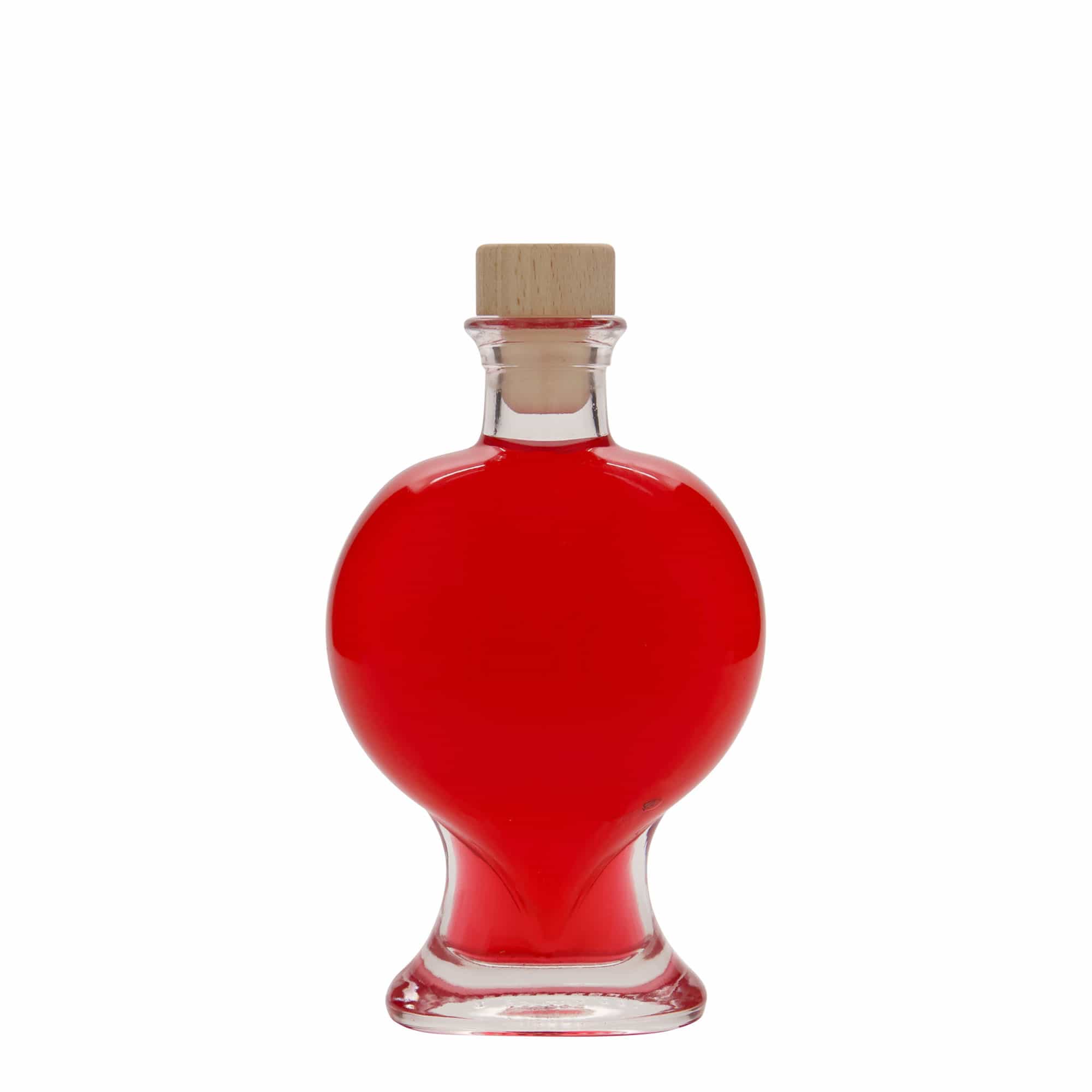 200 ml steklenica 'Srce', odprtina: pluta