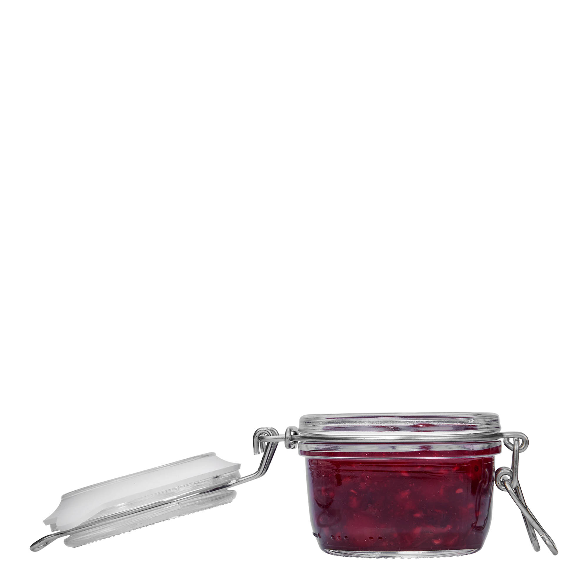 125 ml steklenica z žičnim zapiralom 'Fido', odprtina: žični zapiralni mehanizem
