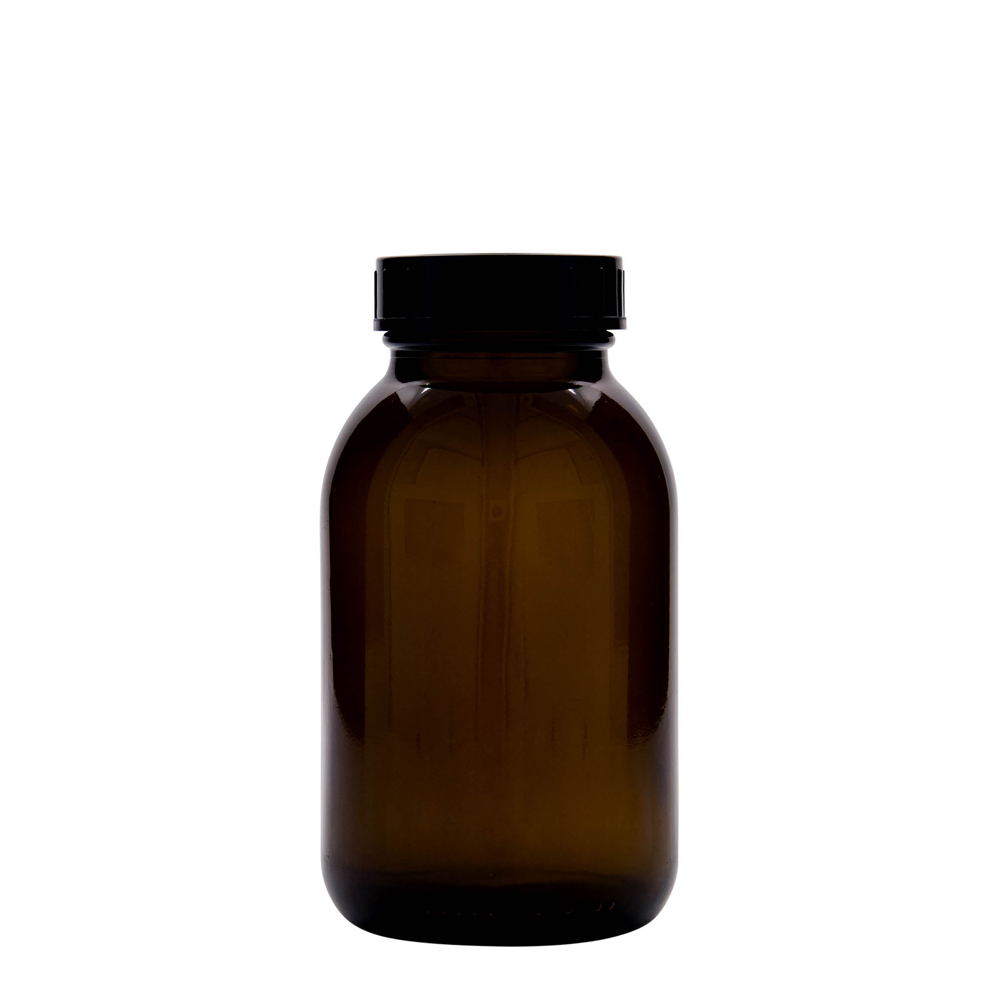 500 ml steklenica z širokim vratom, rjava, odprtina: DIN 55