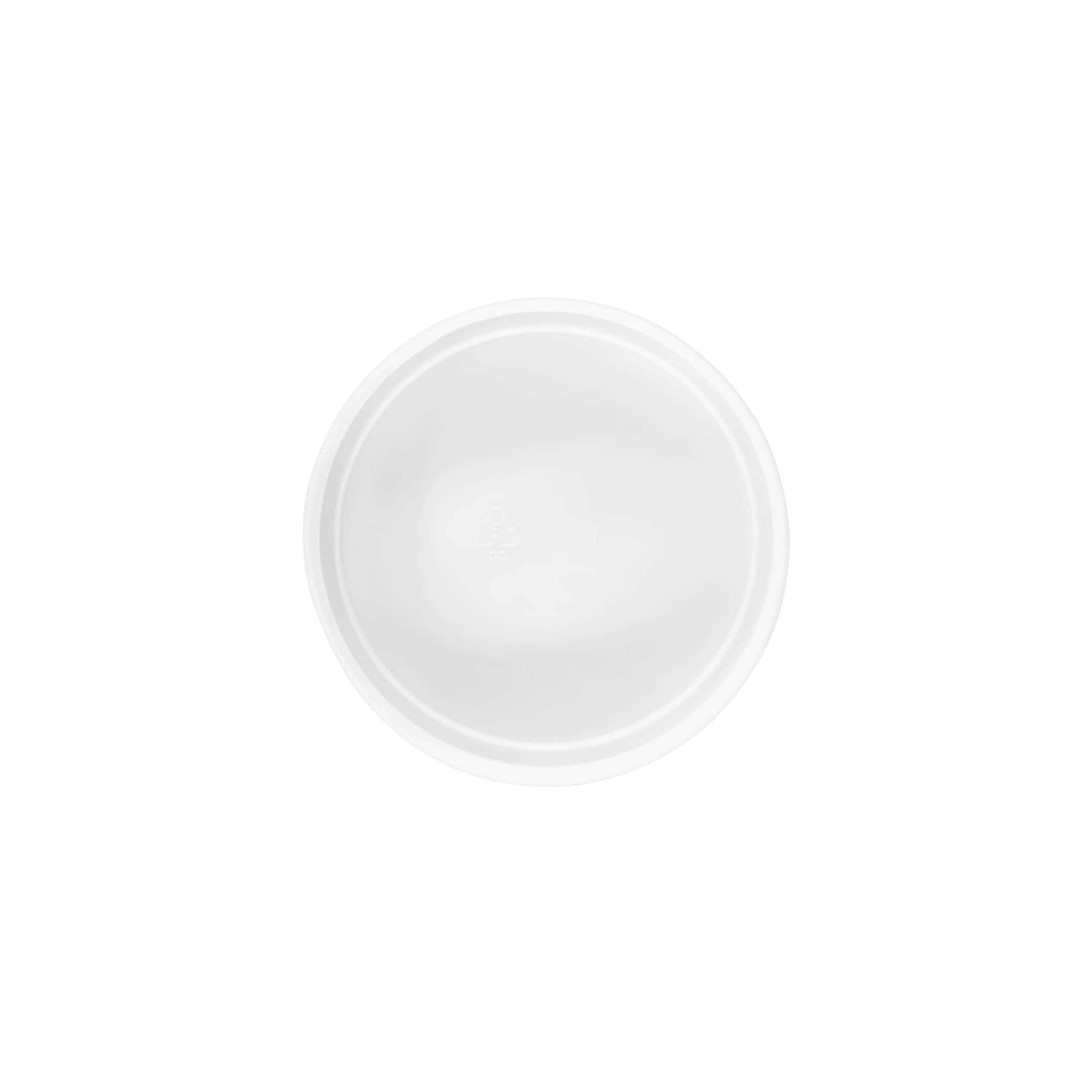 Zavrtni pokrovček, PP-plastika, bel, za odprtino: 70/400 Zavrtni pokrovček, PP-plastika, bel, za odprtino: 70/400