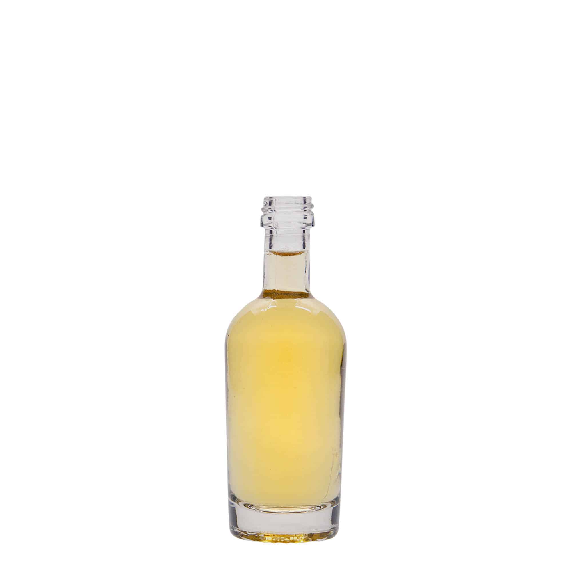 50 ml steklena steklenica »Pepe«, ustje: PP 18