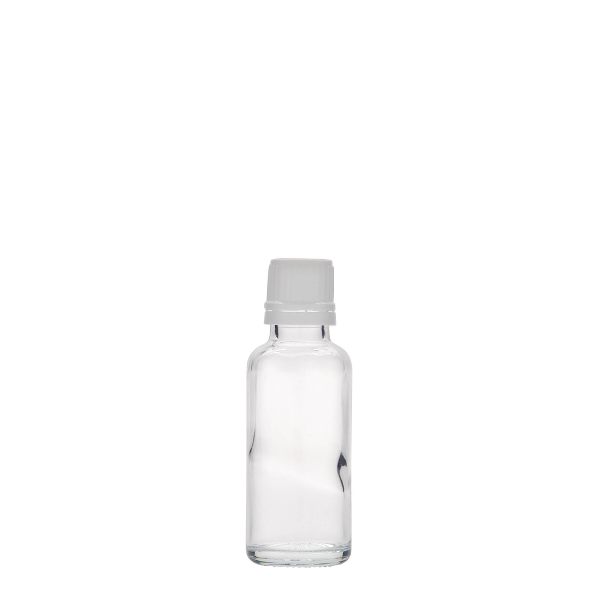 30 ml medicinska steklenička, steklo, odprtina: DIN 18