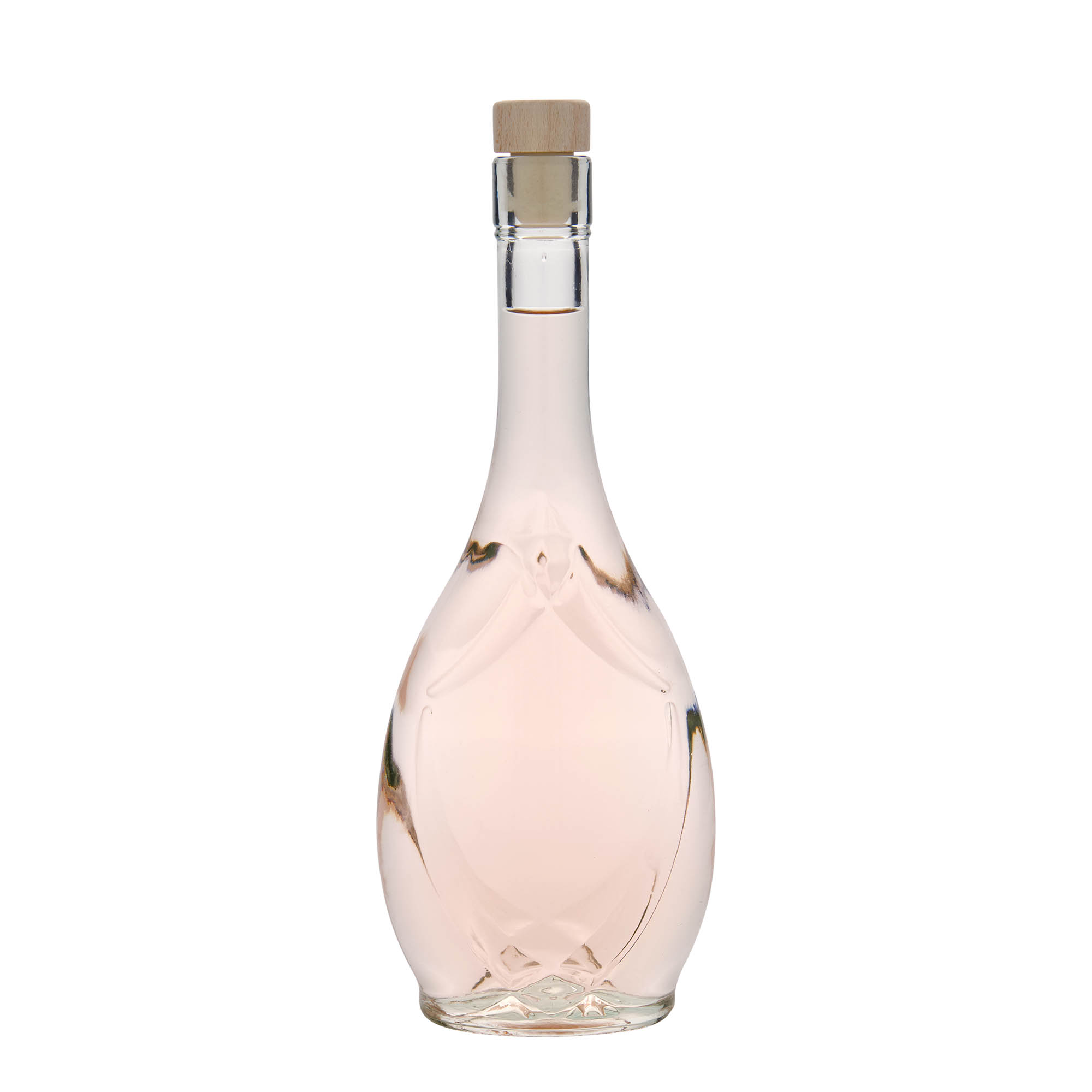 500 ml steklenica 'Saragossa', ovalna, odprtina: pluta