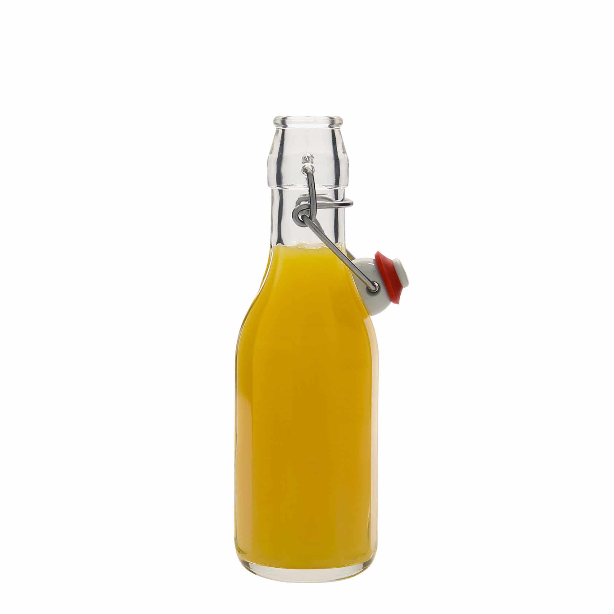 250 ml steklena steklenica »Bravo«, desetkotna, ustje: zamašek s tesnilom