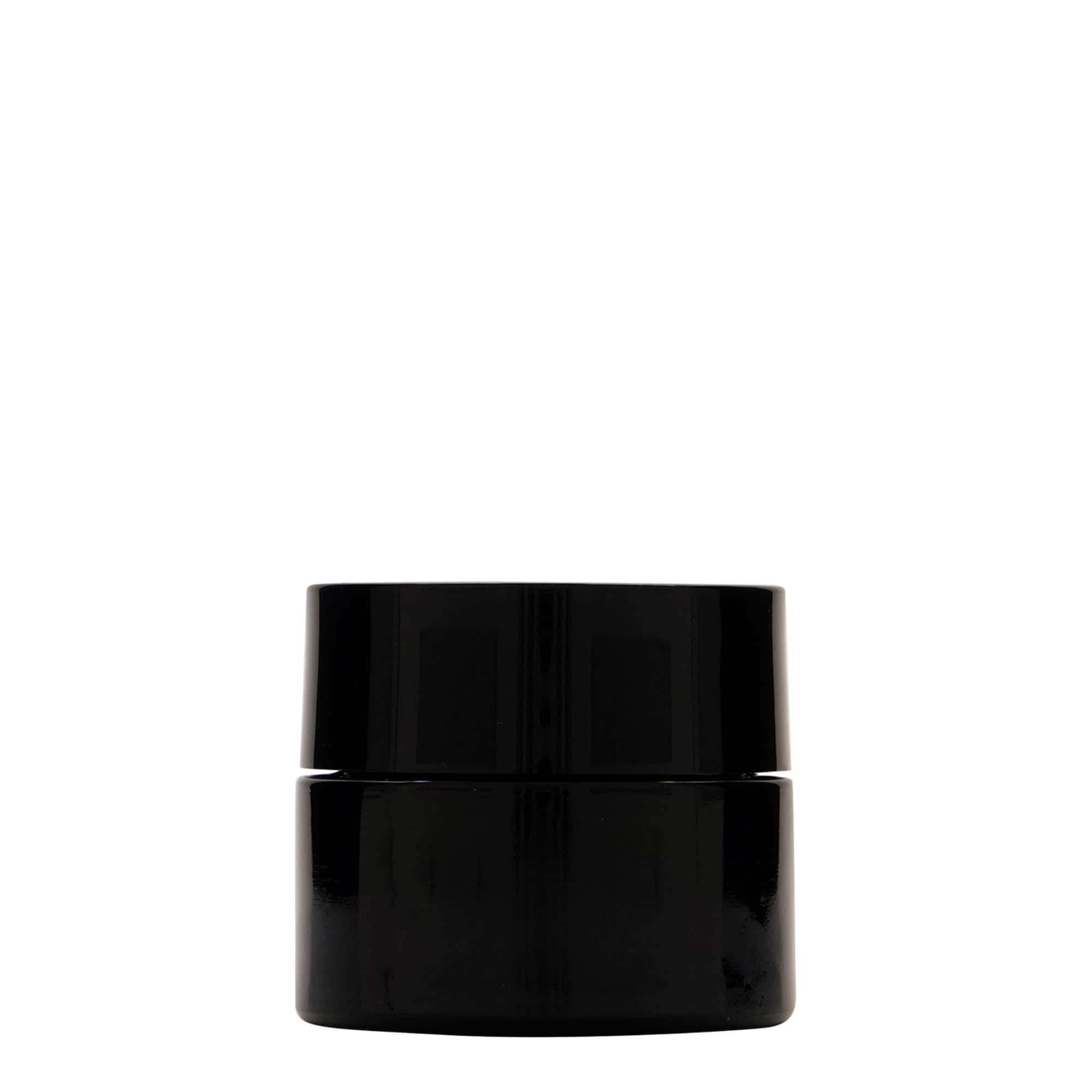 50 ml reciklirani lonček »Floria«, steklo, antično zelena, ustje: GPI 58/400