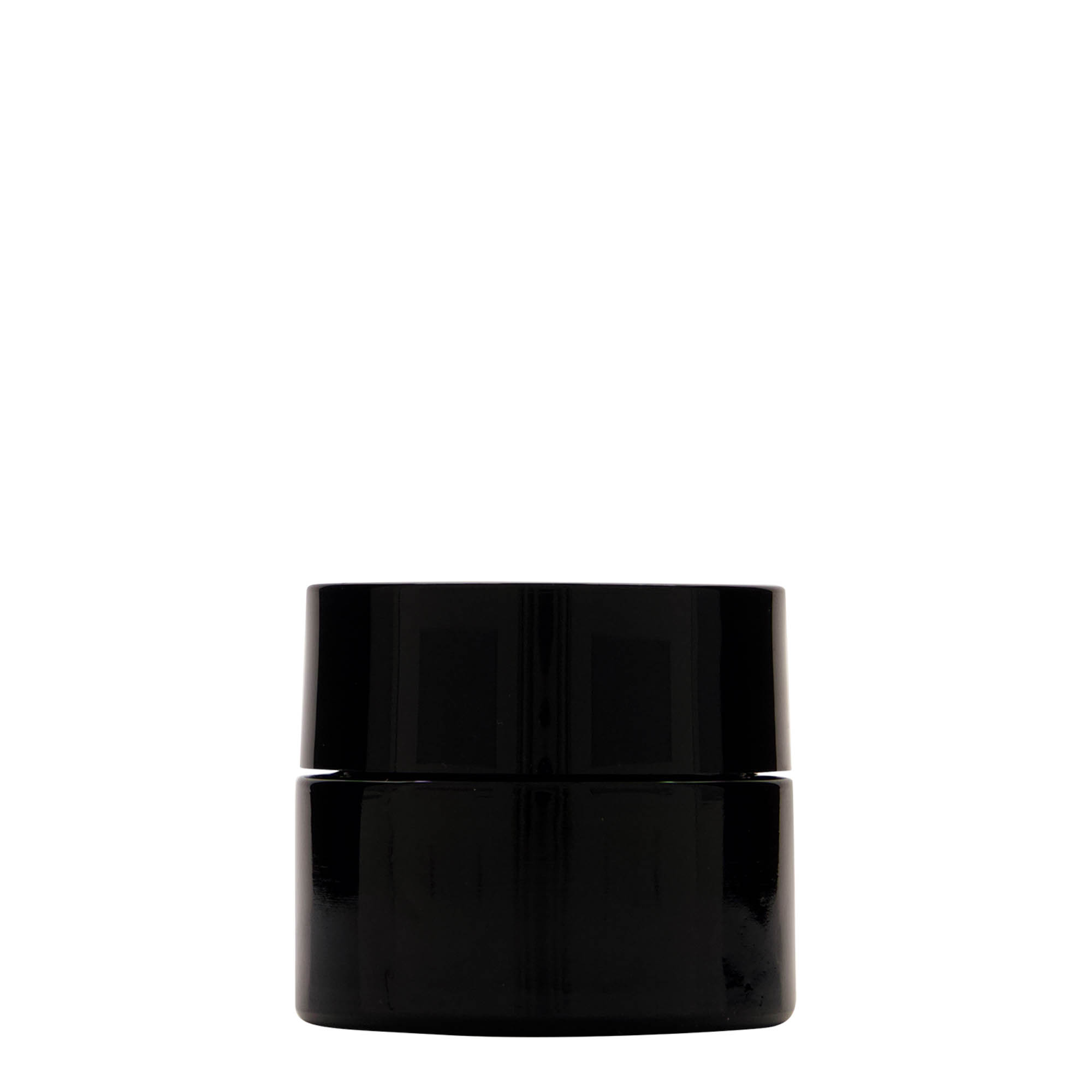 50 ml reciklirani lonček 'Floria', steklo, antikno zelen, odprtina: 58/400