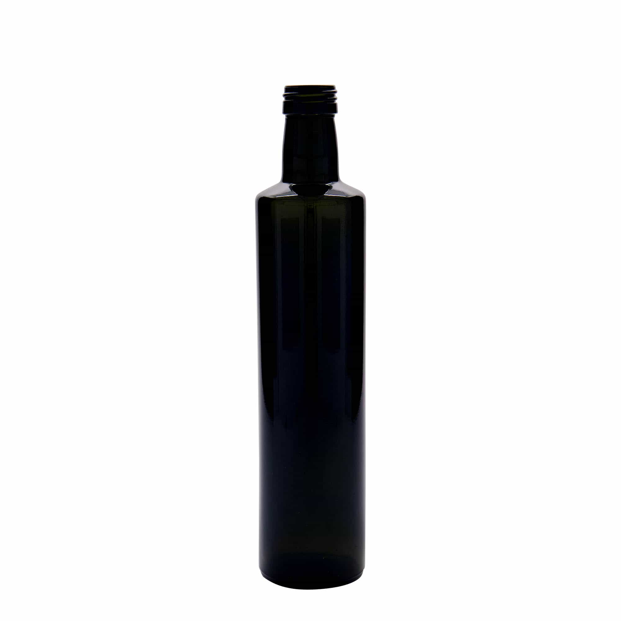 500 ml steklena steklenica »Dorica«, antično zelena, ustje: PP 31,5 500 ml steklena steklenica »Dorica«, antično zelena, ustje: PP 31,5