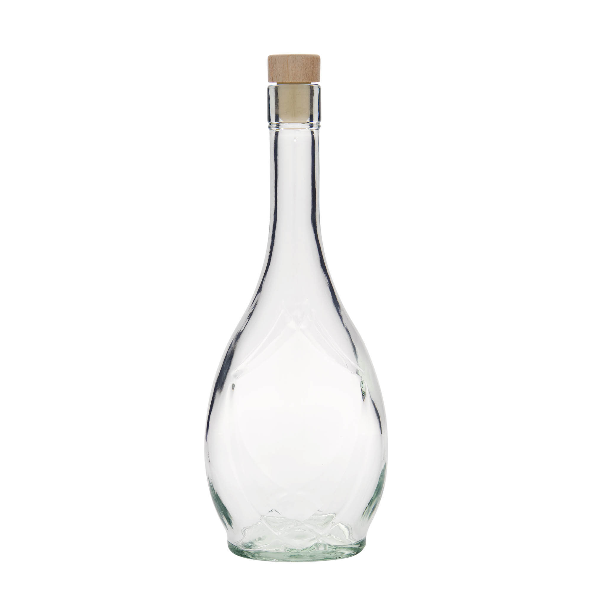 500 ml steklenica 'Saragossa', ovalna, odprtina: pluta