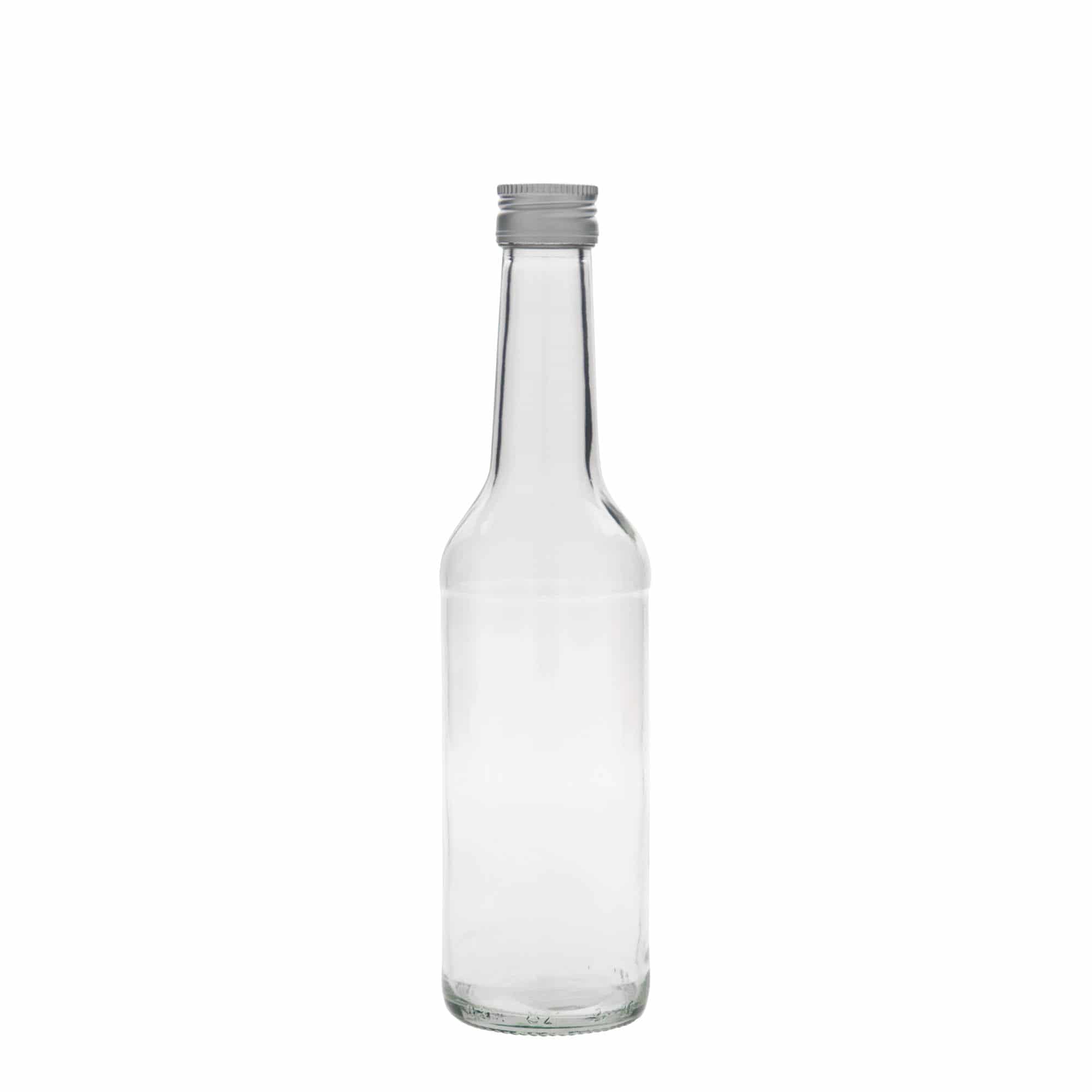350 ml steklena steklenica z ravnim vratom, ustje: PP 28
