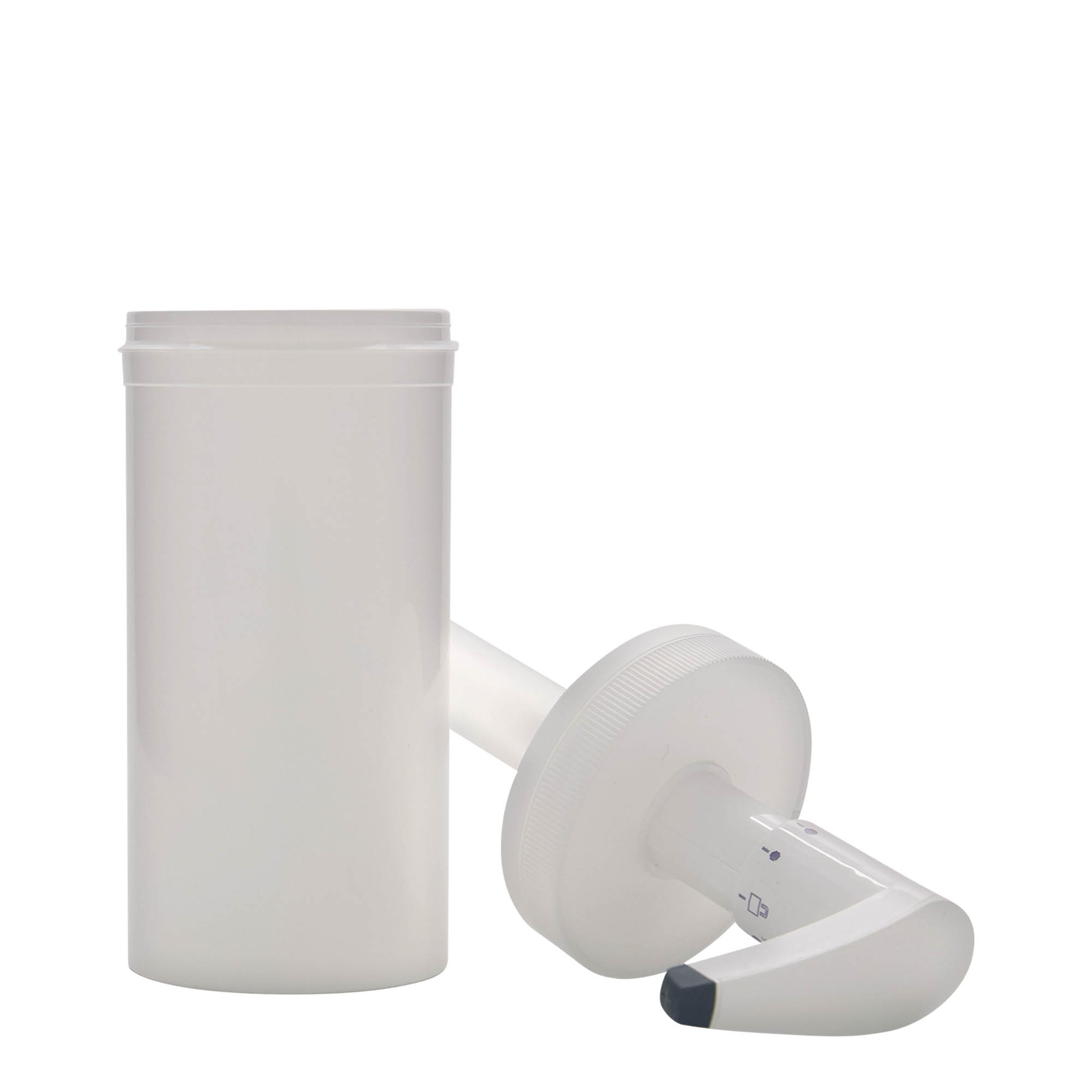 655 ml razpršilna steklenica 'Securibox', PP-plastika, bela, odprtina: navojni zamašek