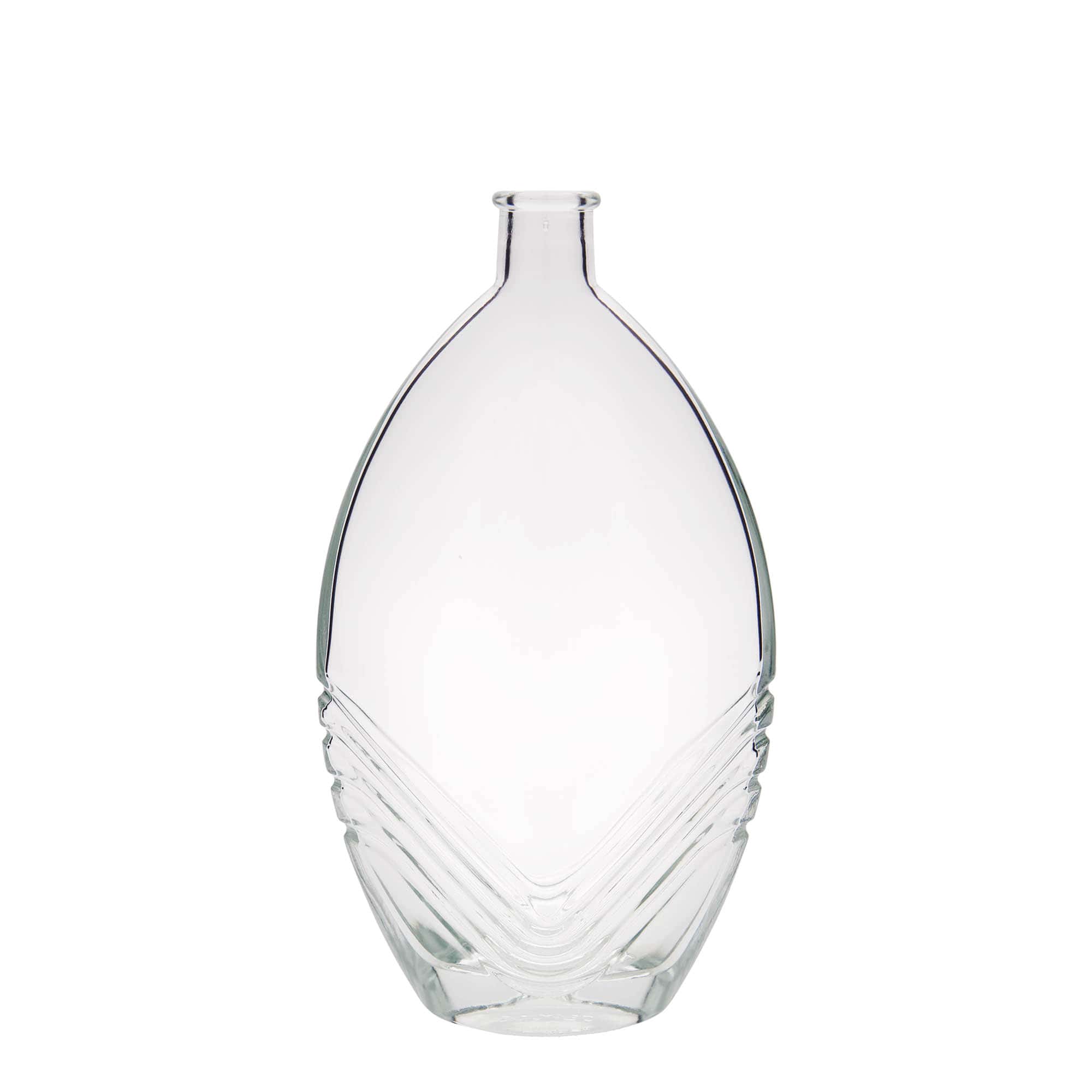 500 ml steklena steklenica »Florence«, ovalna, ustje: pluta 500 ml steklena steklenica »Florence«, ovalna, ustje: pluta