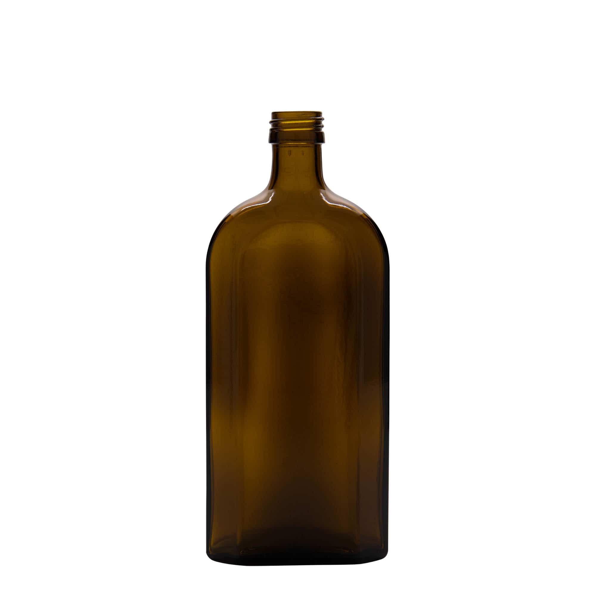 500 ml steklenica za zdravila Meplat, ovalna, steklo, rjava, ustje: PP 28 500 ml steklenica za zdravila Meplat, ovalna, steklo, rjava, ustje: PP 28