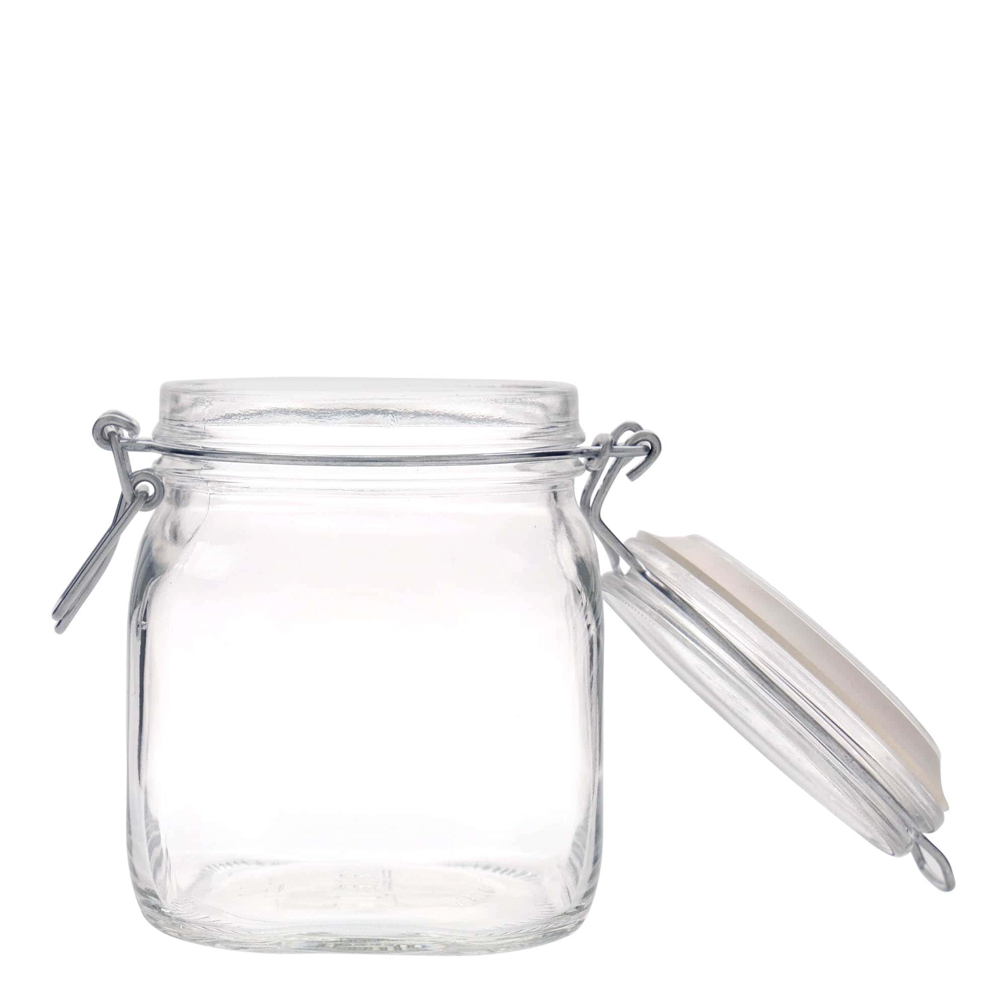 750 ml steklenica s sponko 'Fido', kvadratna, odprtina: zapirala s sponko 750 ml steklenica s sponko 'Fido', kvadratna, odprtina: zapirala s sponko