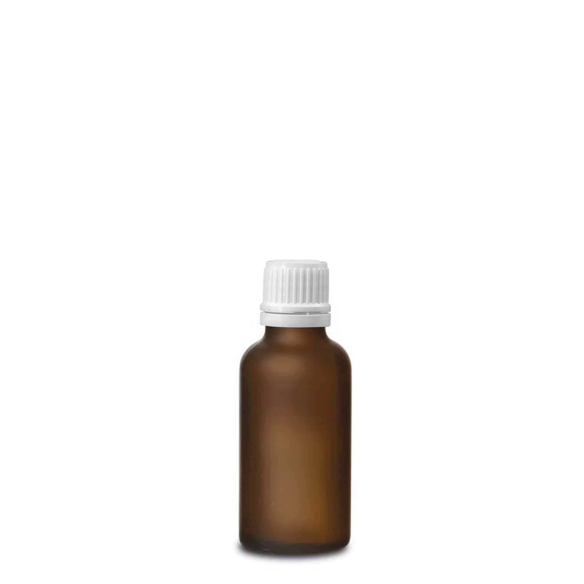 30ml medicinska steklenička, steklo, rjava mat, grlo: DIN 18