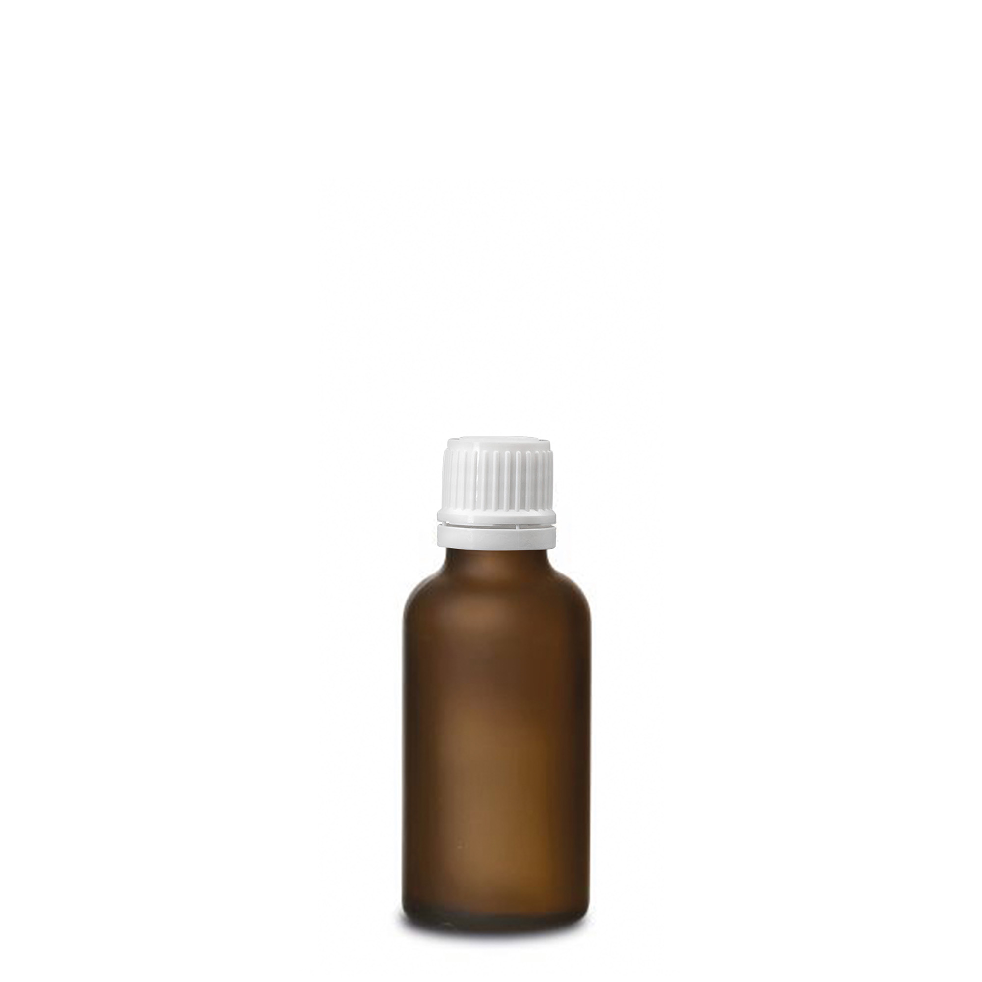 30 ml medicinska steklenička, steklo, rjavo matirano, odprtina: DIN 18