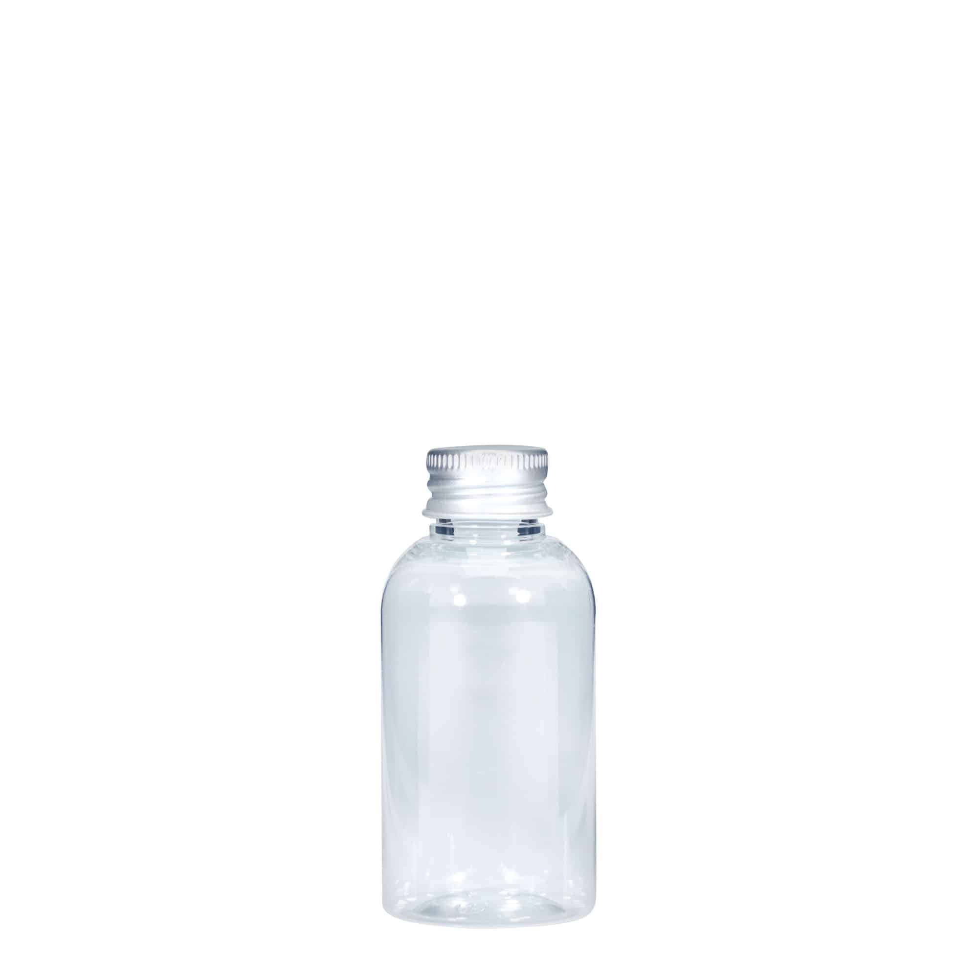 50 ml steklenica iz PET plastike »Boston«, plastika, ustje: GPI 20/410 50 ml steklenica iz PET plastike »Boston«, plastika, ustje: GPI 20/410