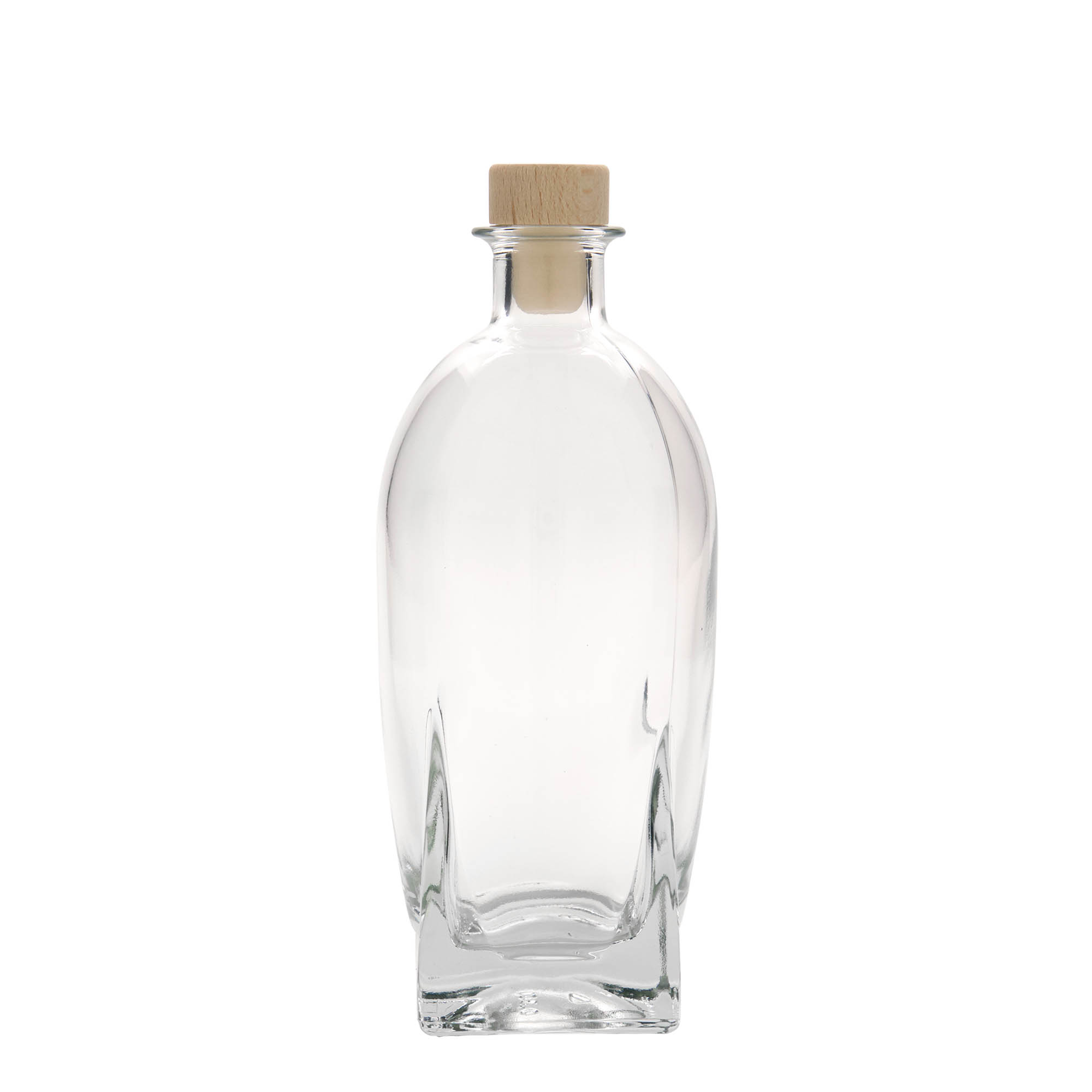500 ml steklenica 'Zino', kvadratna, odprtina: zamašek