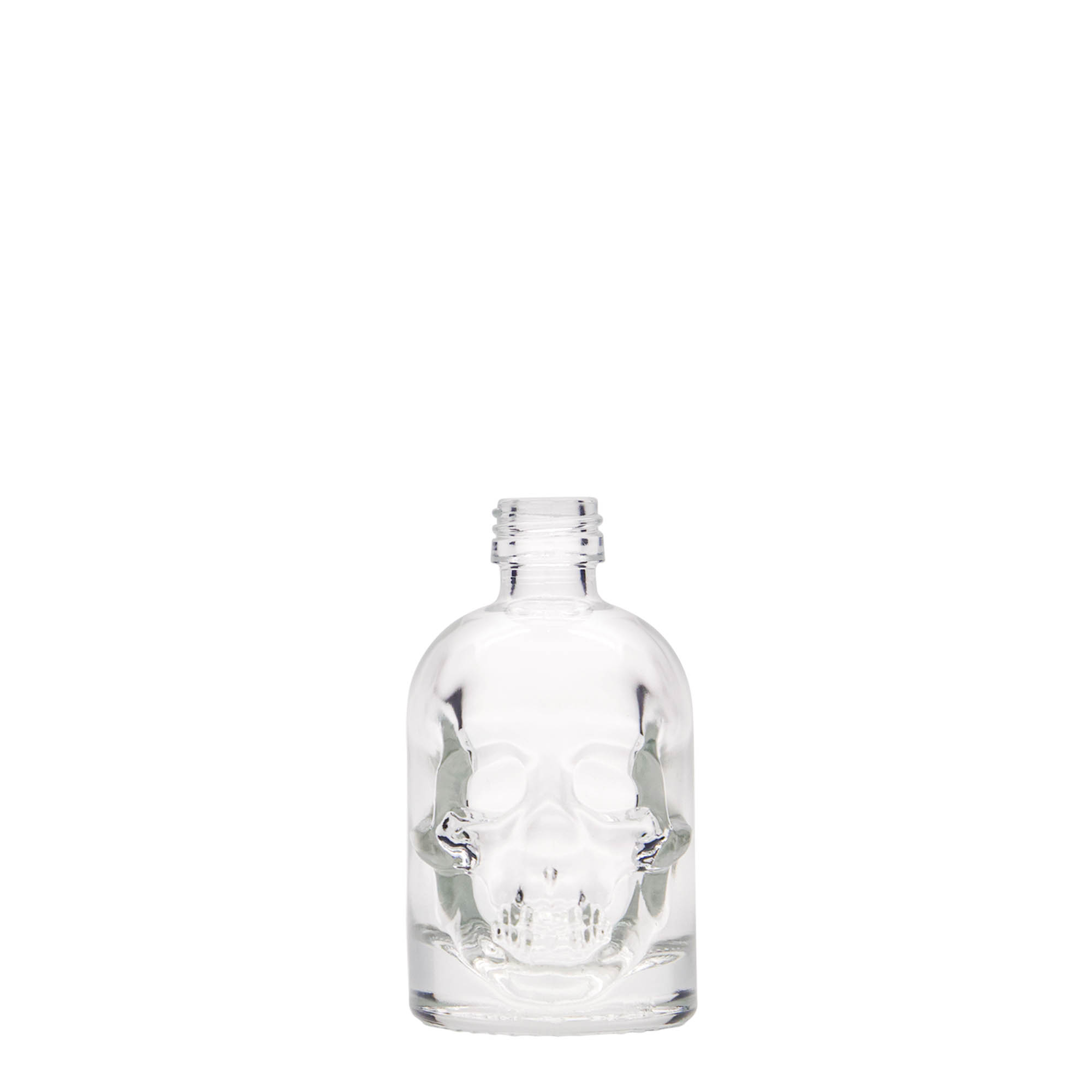 50 ml steklenička 'Totenkopf', odprtina: PP 18 50 ml steklenička 'Totenkopf', odprtina: PP 18