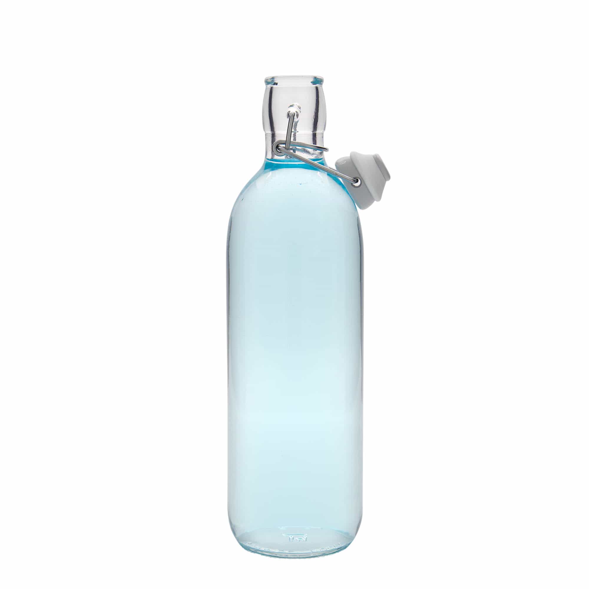 1000 ml steklena steklenica »Emilia«, ustje: zamašek s tesnilom