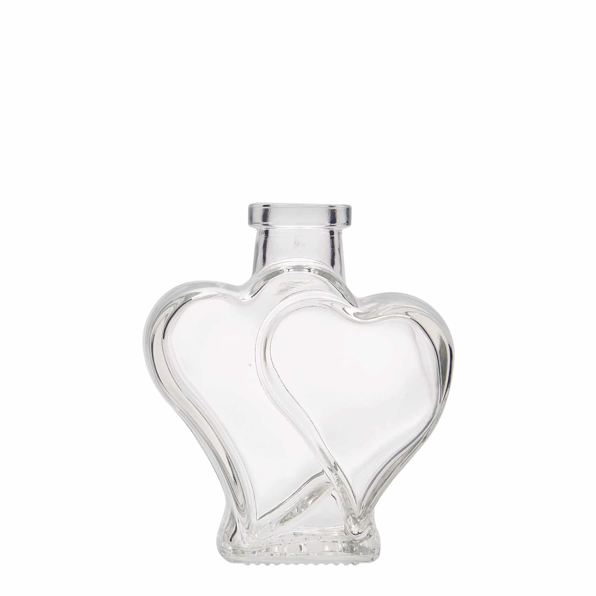 200 ml steklena steklenica »Dvojno srce«, ustje: pluta 200 ml steklena steklenica »Dvojno srce«, ustje: pluta