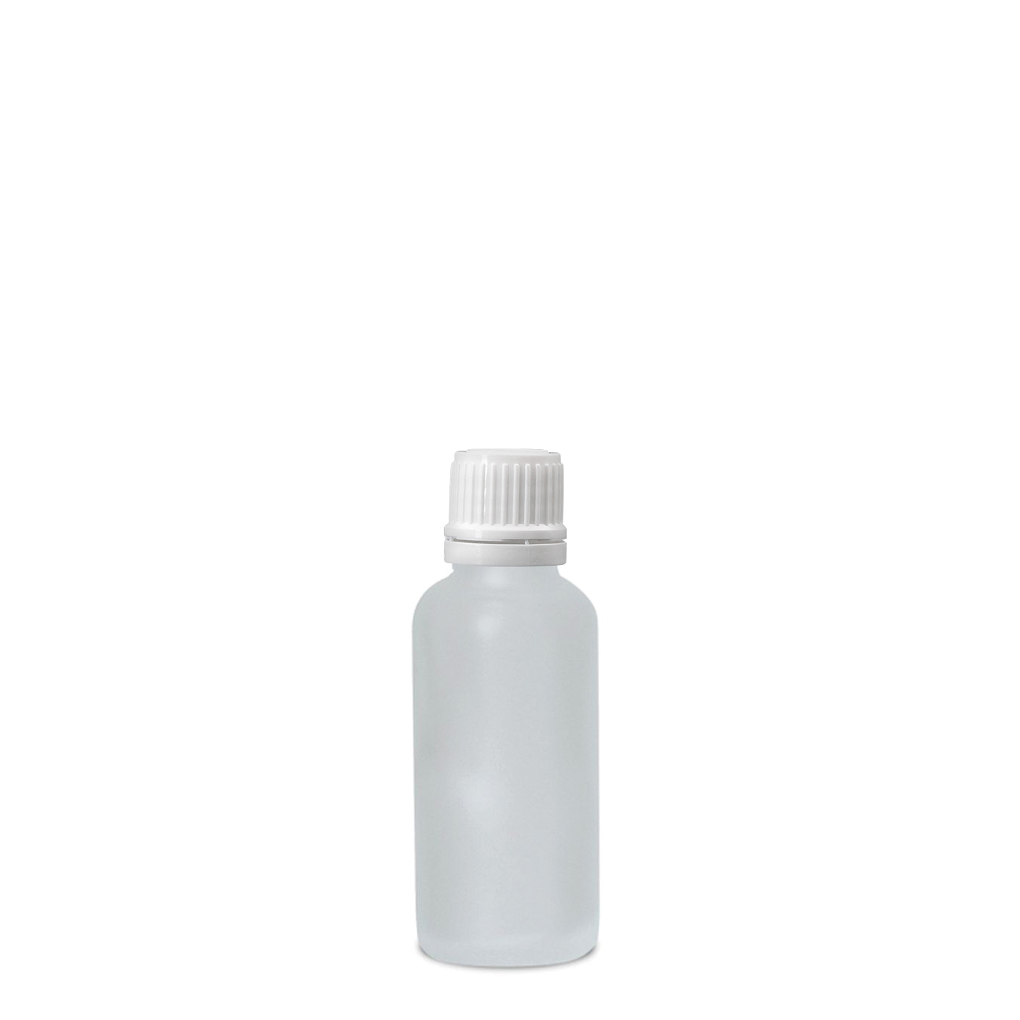 30 ml medicinska steklenička, steklo, matirano, odprtina: DIN 18
