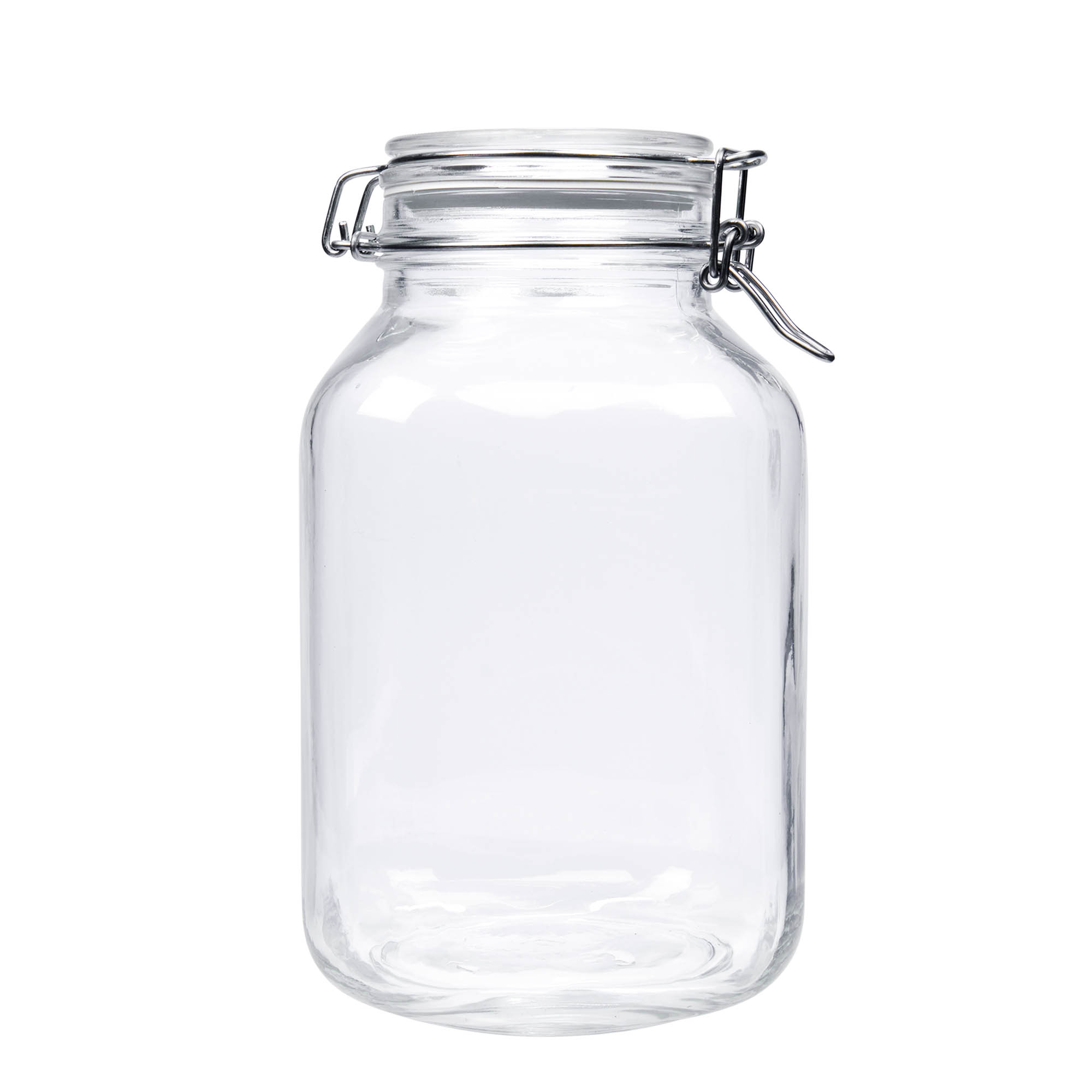 3.000 ml steklenica s kovinskim sponkom 'Fido', kvadratna, odprtina: zapiranje s kovinskim sponkom 3.000 ml steklenica s kovinskim sponkom 'Fido', kvadratna, odprtina: zapiranje s kovinskim sponkom