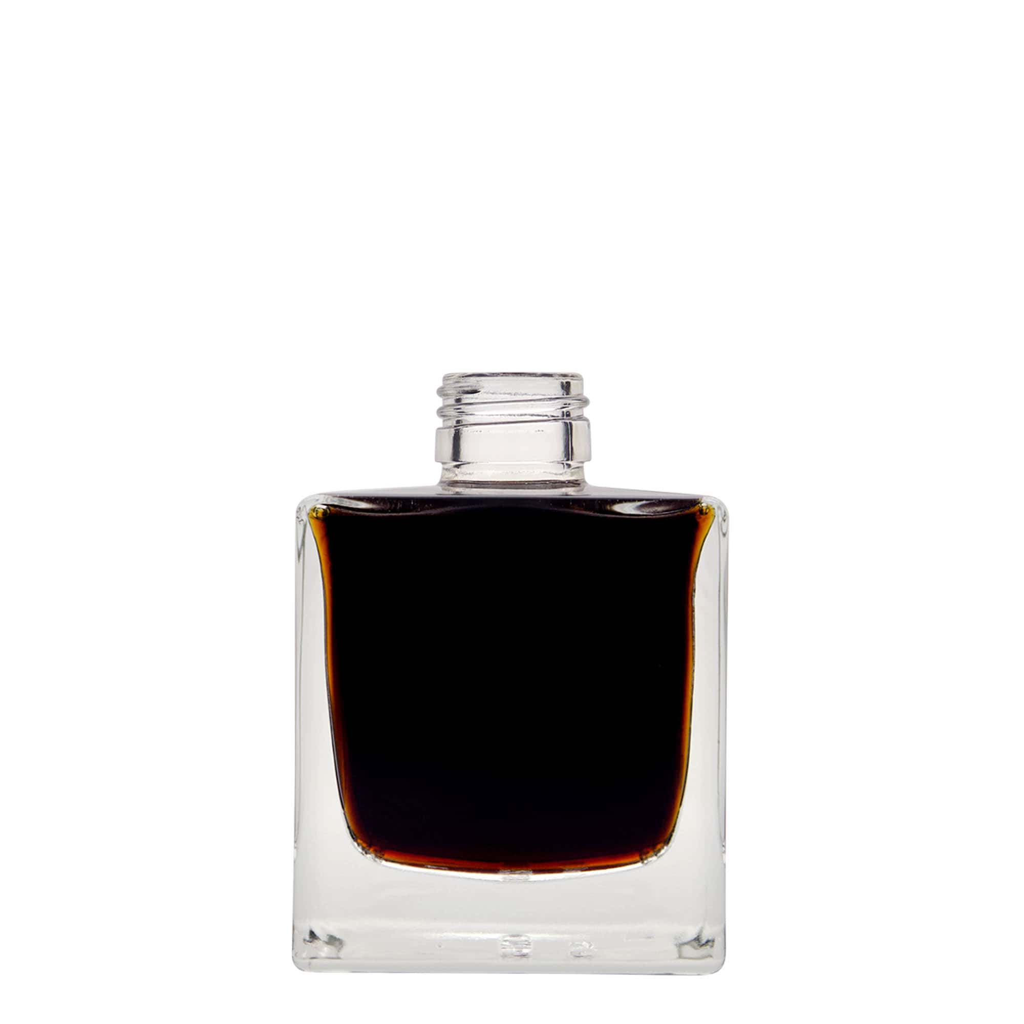200 ml steklenička 'Cube', kvadratna, odprtina: PP 28