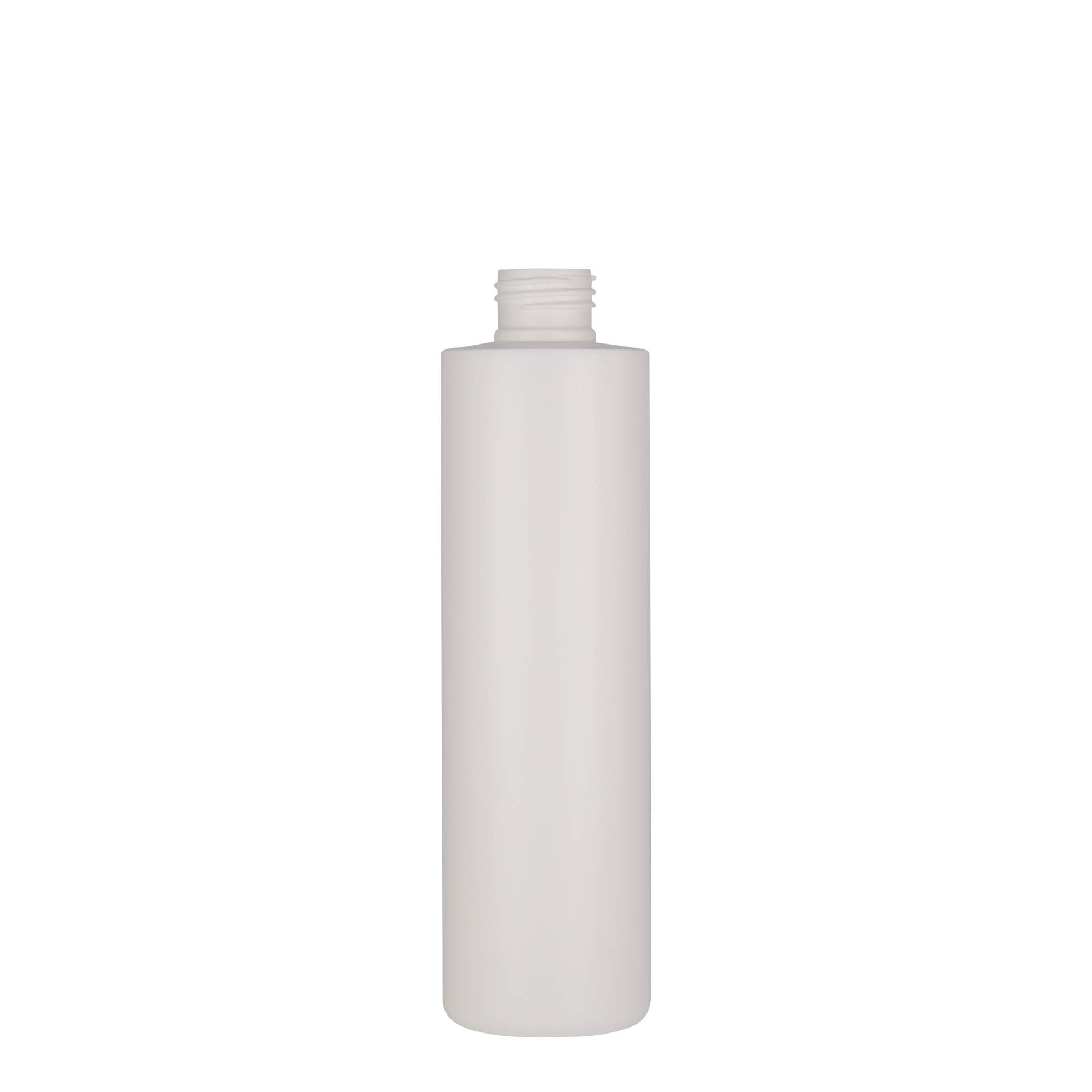 250 ml plastična steklenica 'Pipe', HDPE, bela, odprtina: 24/410 250 ml plastična steklenica 'Pipe', HDPE, bela, odprtina: 24/410