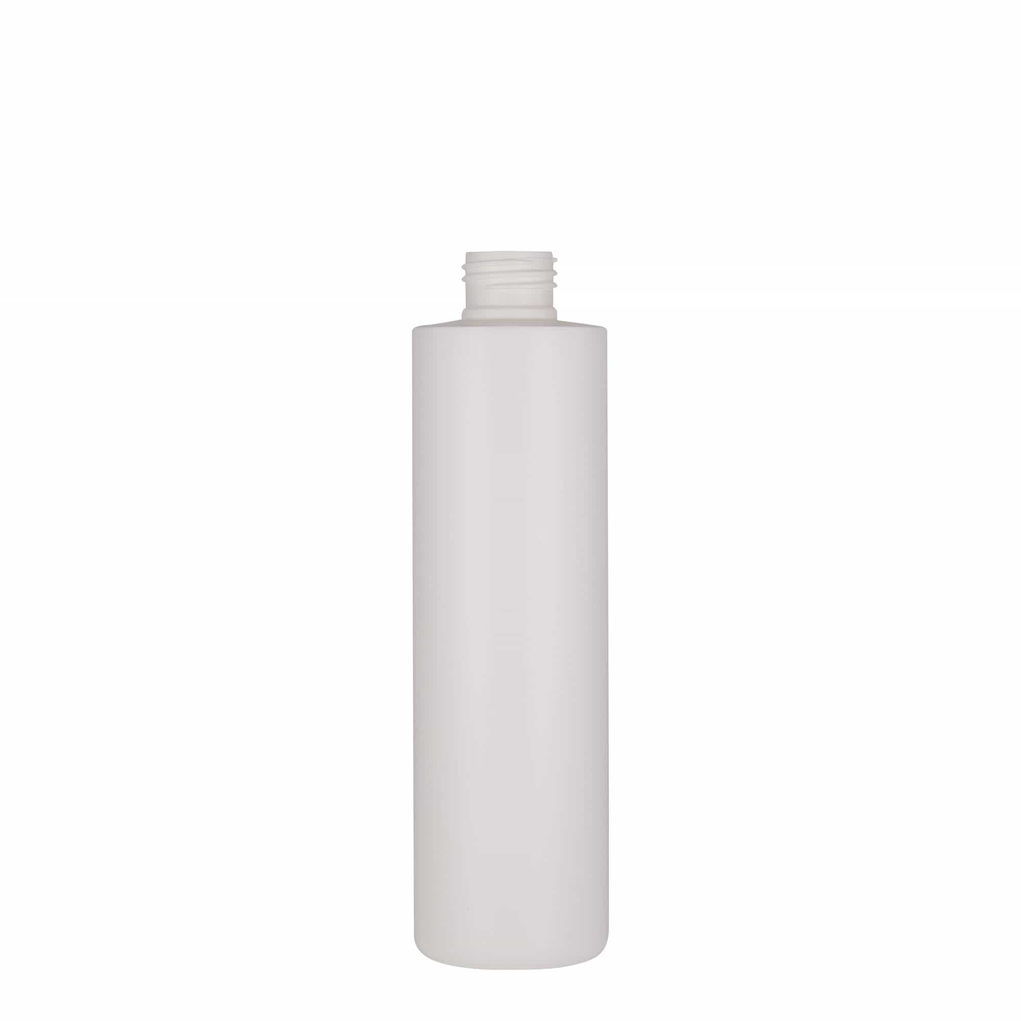 250 ml plastična steklenica 'Pipe', HDPE, bela, odprtina: 24/410