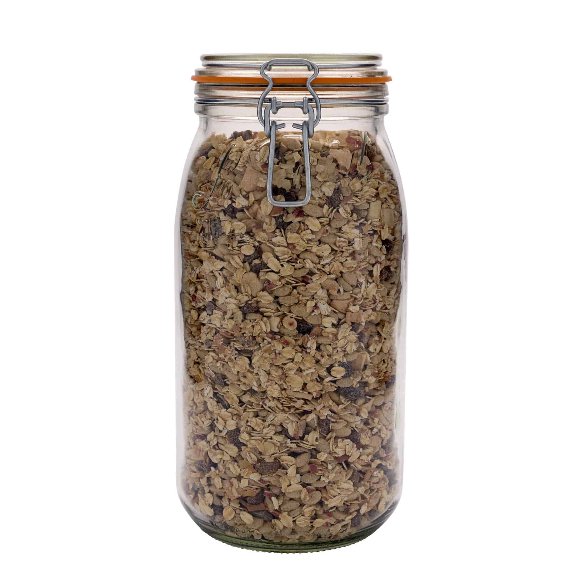 3.000 ml steklen kozarec z žičnim zaponkom 'Le Parfait Super Bocal', odprtina: žični zapončni pokrov