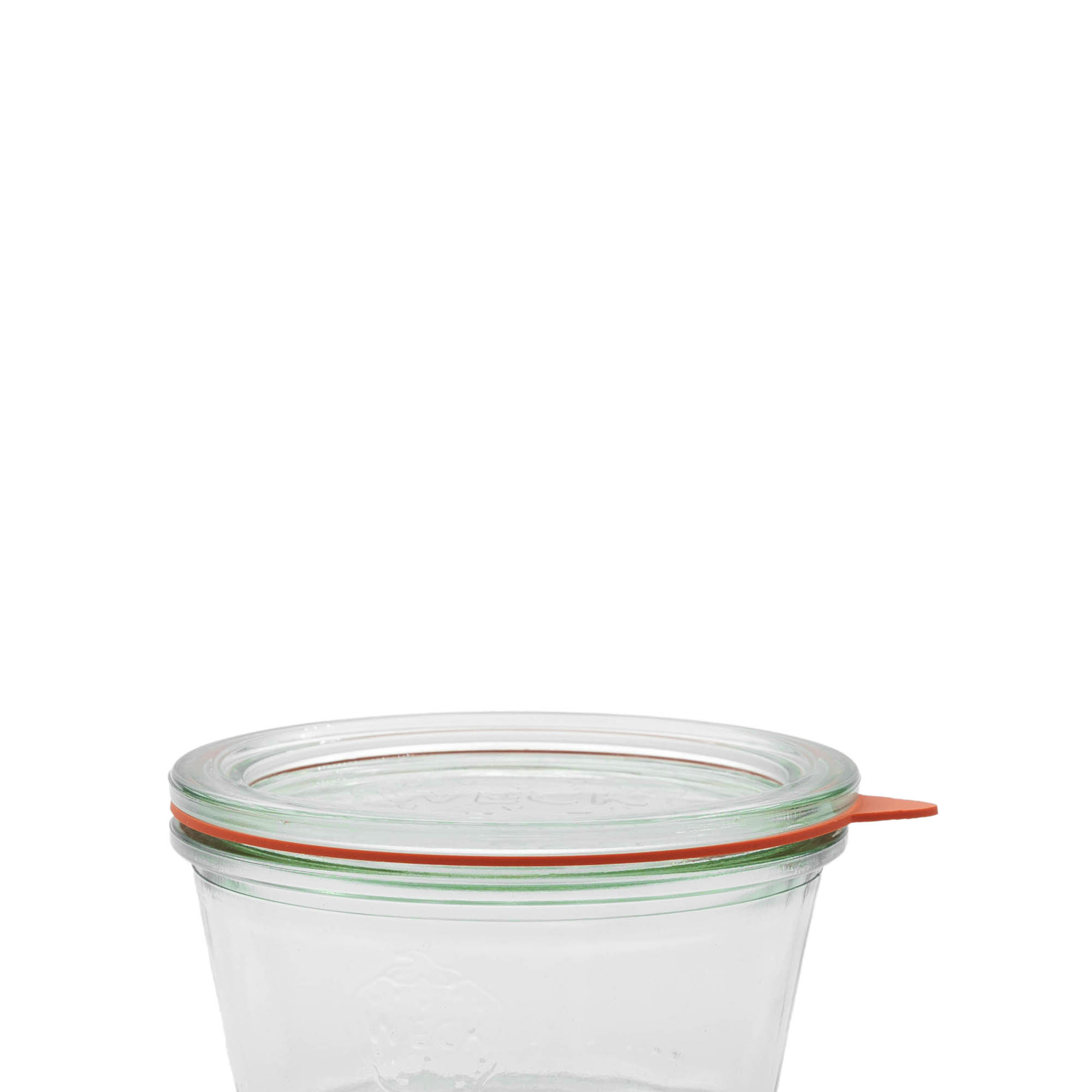 WECK-vročkovalni obroč RR100 #, rdeč, odprtina: okrogla roba