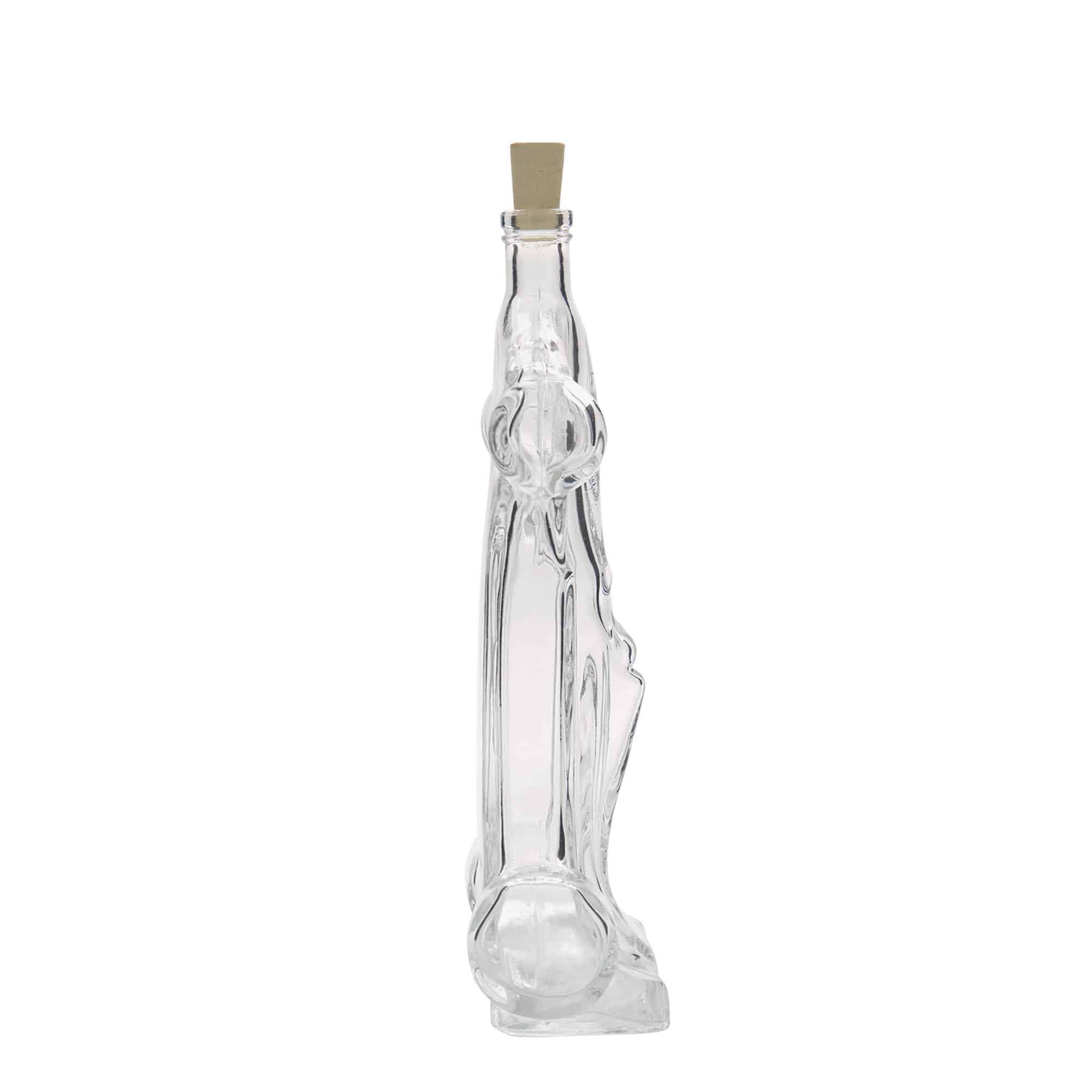 200 ml steklena steklenica »Dirkalni avtomobil«, ustje: pluta