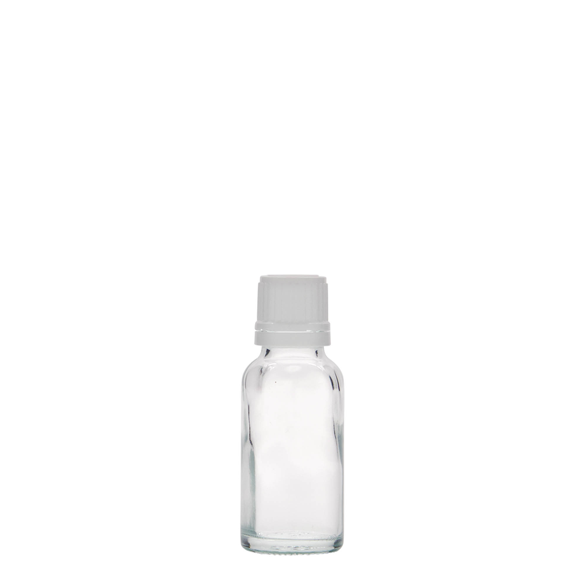 20 ml medicinska steklenička, steklo, odprtina: DIN 18