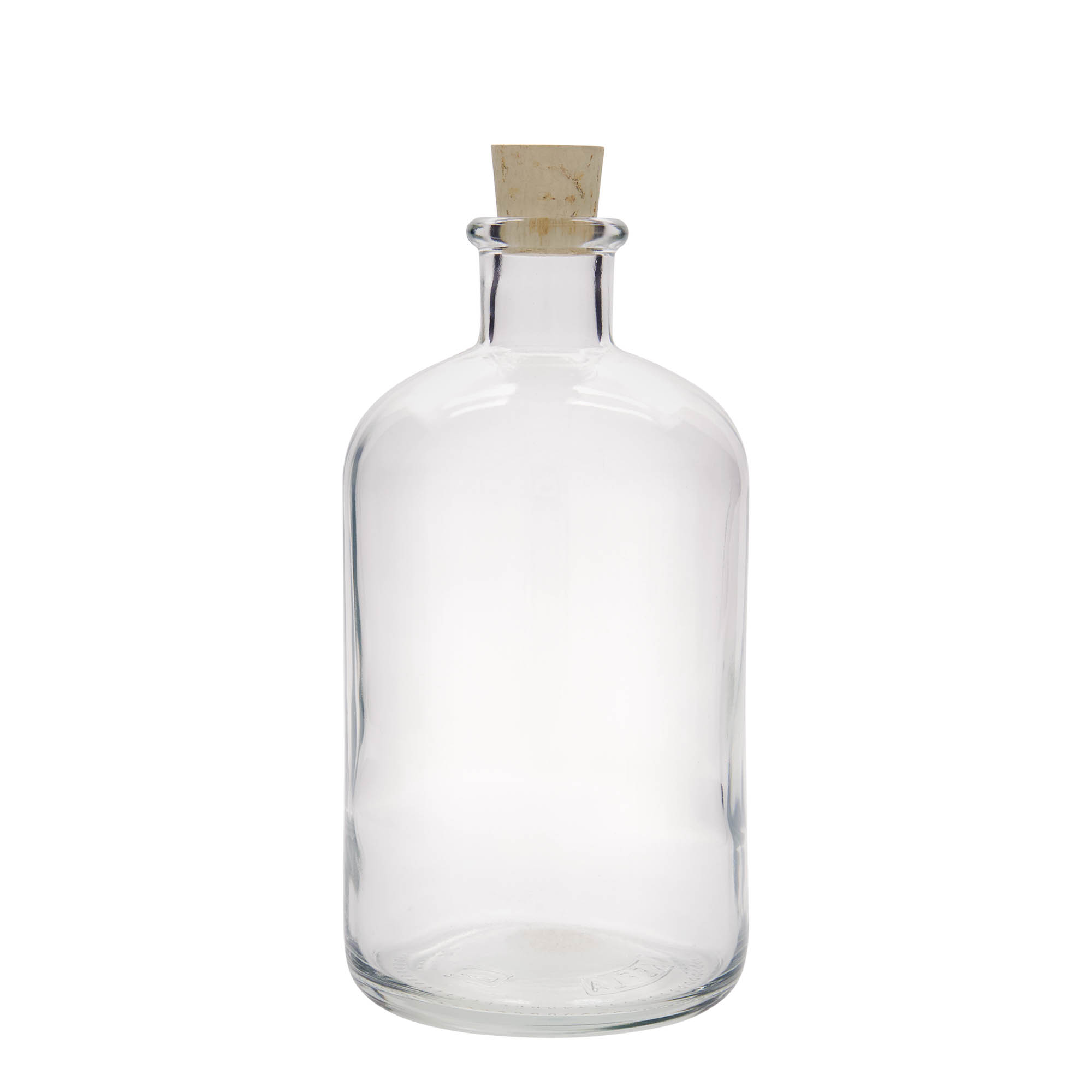 1.000 ml steklenica za zdravila, ustje: pluta