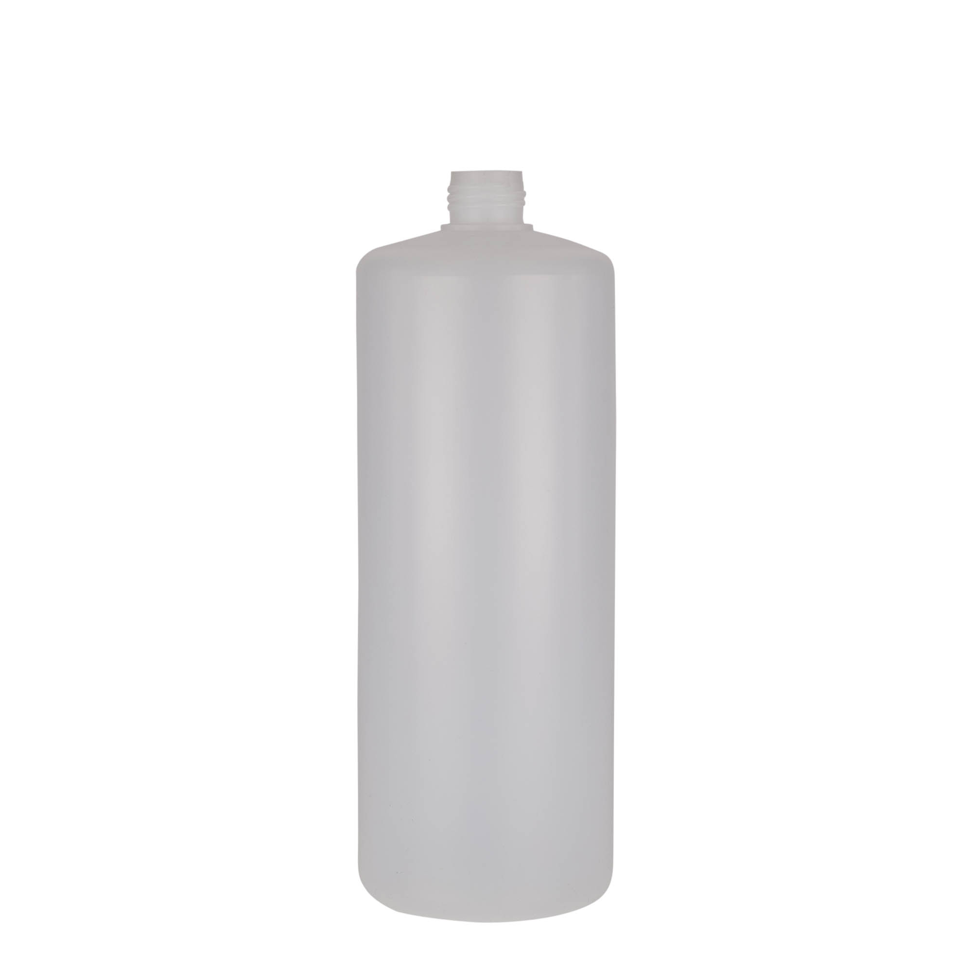 1.000 ml okrogla steklenica, PE-plastika, naravna, odprtina: navojni pokrov 1.000 ml okrogla steklenica, PE-plastika, naravna, odprtina: navojni pokrov