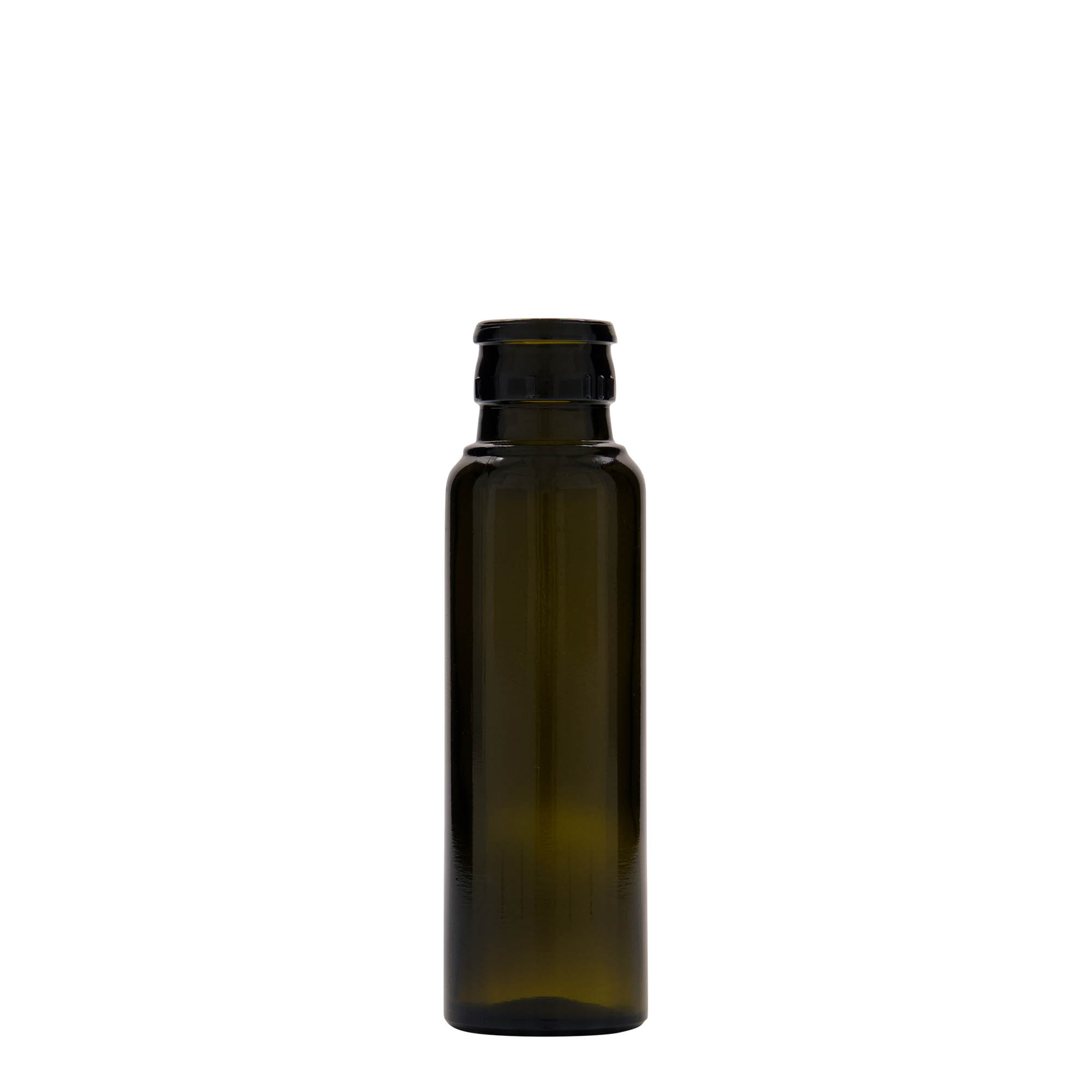100 ml steklenička za kis/oljčno olje 'Willy New', steklo, starozelena, odprtina: DOP 100 ml steklenička za kis/oljčno olje 'Willy New', steklo, starozelena, odprtina: DOP