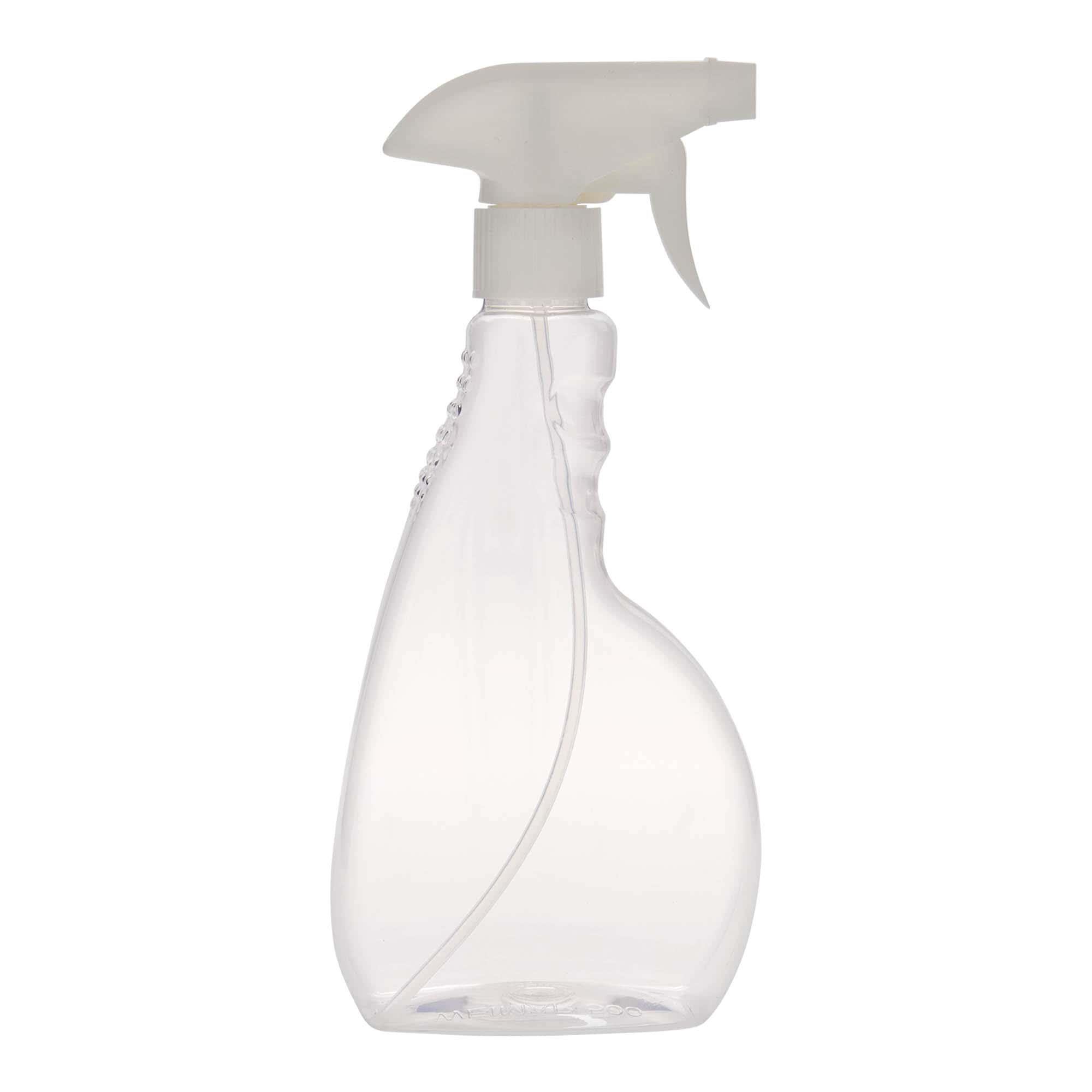 500 ml steklenica z razpršilnikom iz plastike PET »Piccobello«, pravokotna, plastika, ustje: navojni zamašek