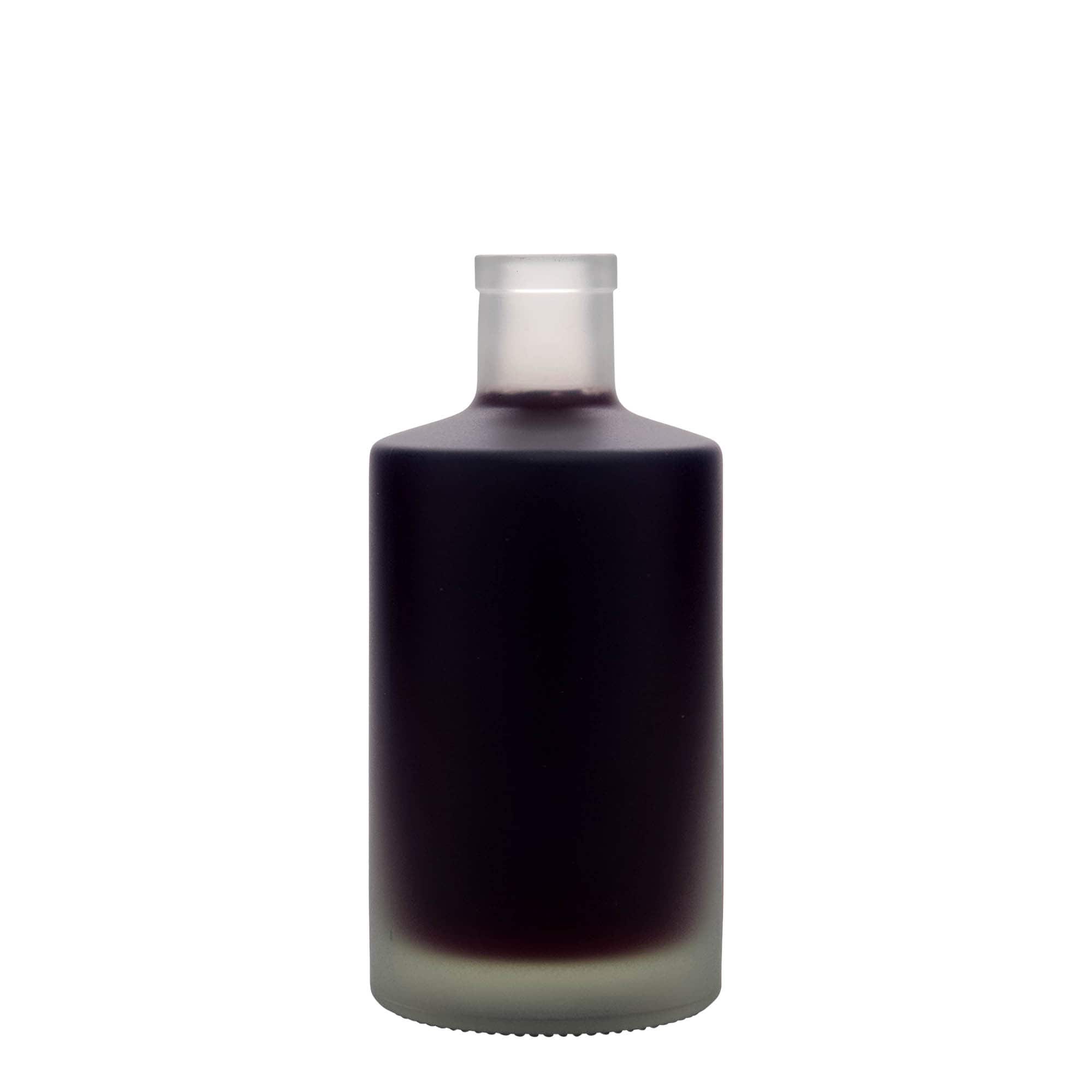500 ml steklena steklenica »Caroline«, motna, ustje: pluta