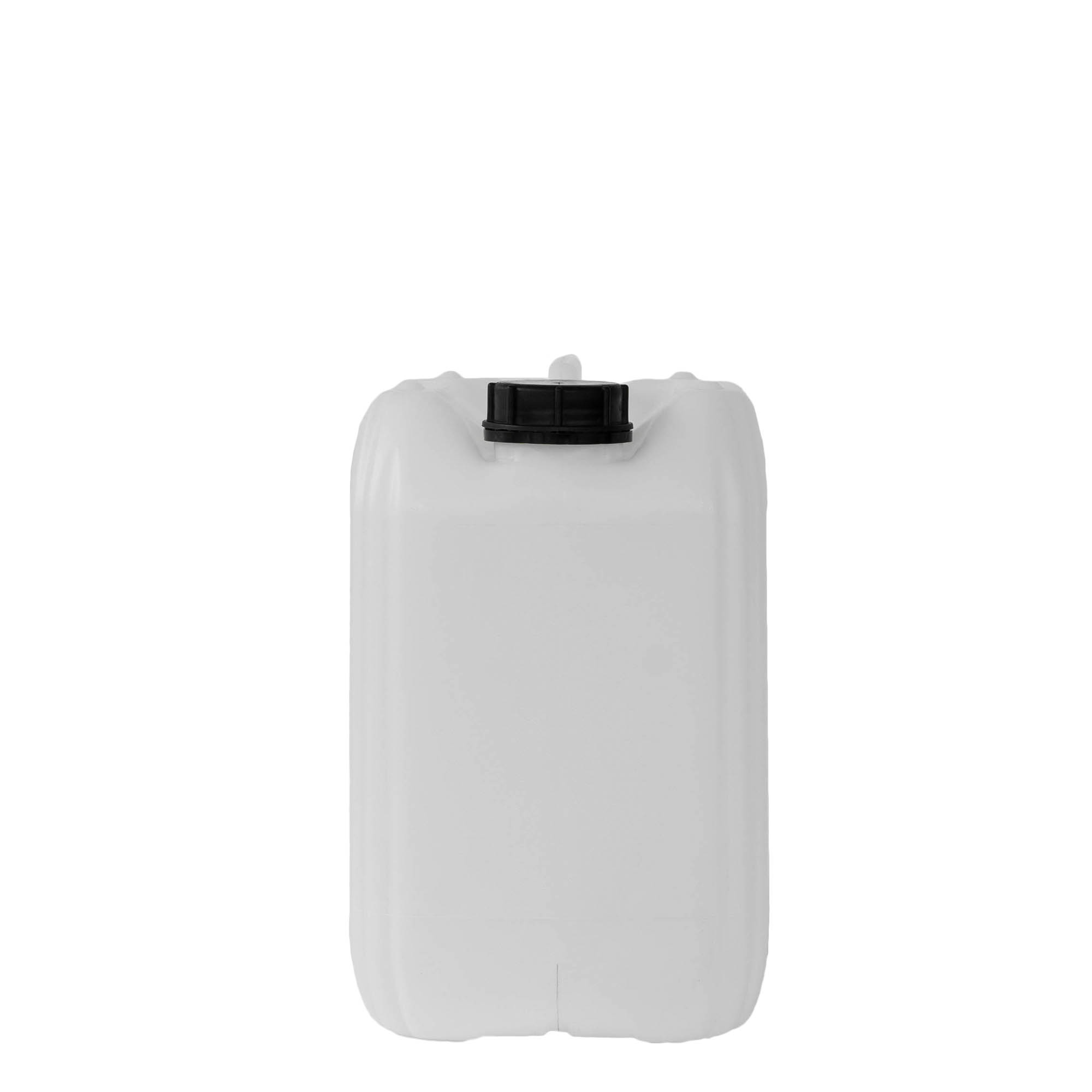 10 l kanister, pravokoten, HDPE-plastika, naraven, odprtina: ND 55
