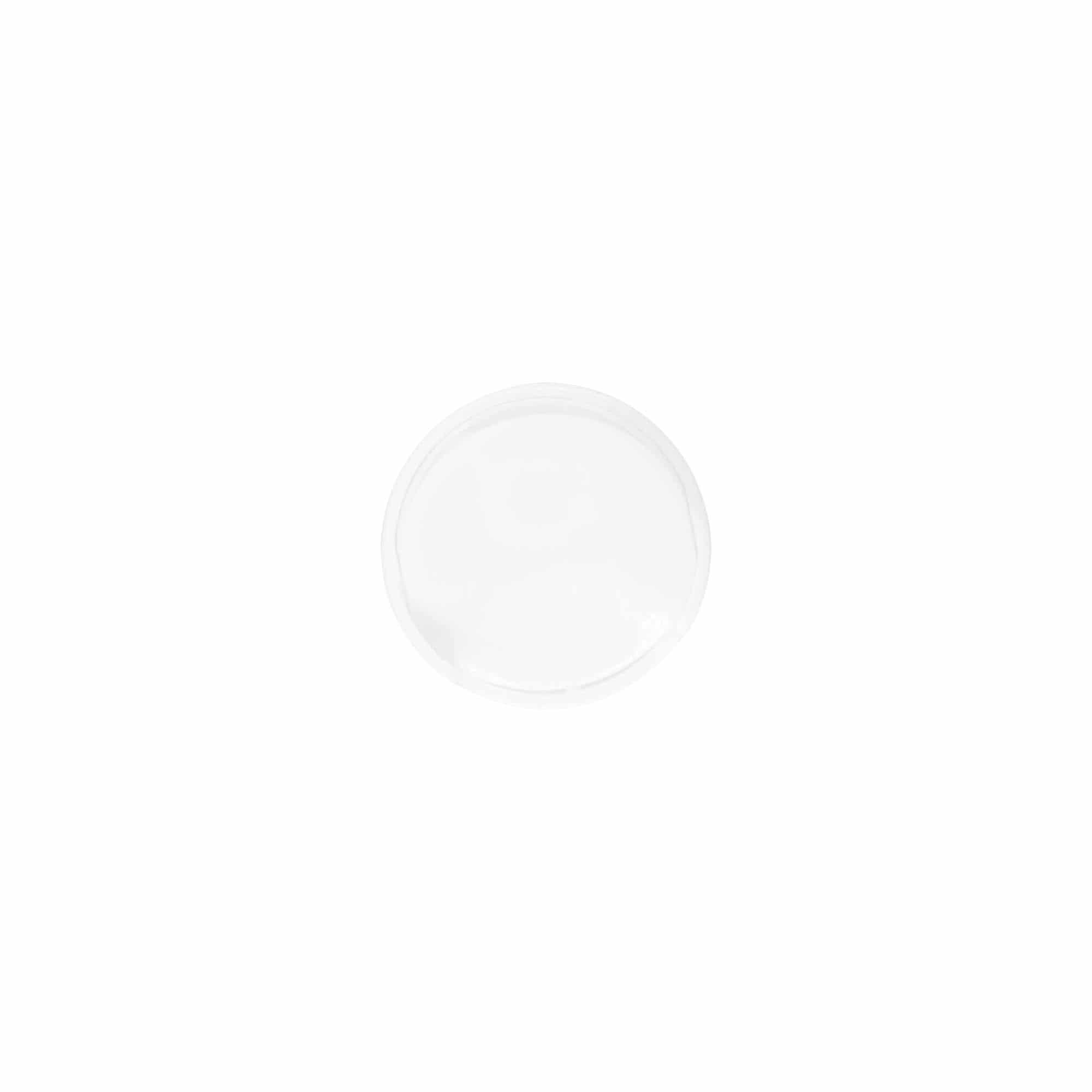 Zaviti pokrov Disc Top, PP-plastika, bel, za odprtino: 24/410