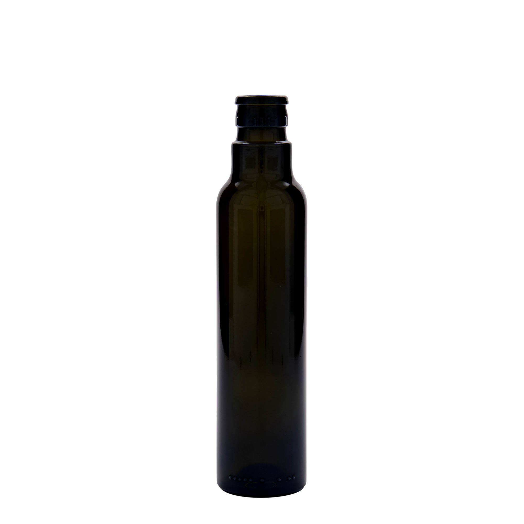 250 ml steklenica za kis/oljni 'Willy New', steklo, starozeleno, odprtina: DOP