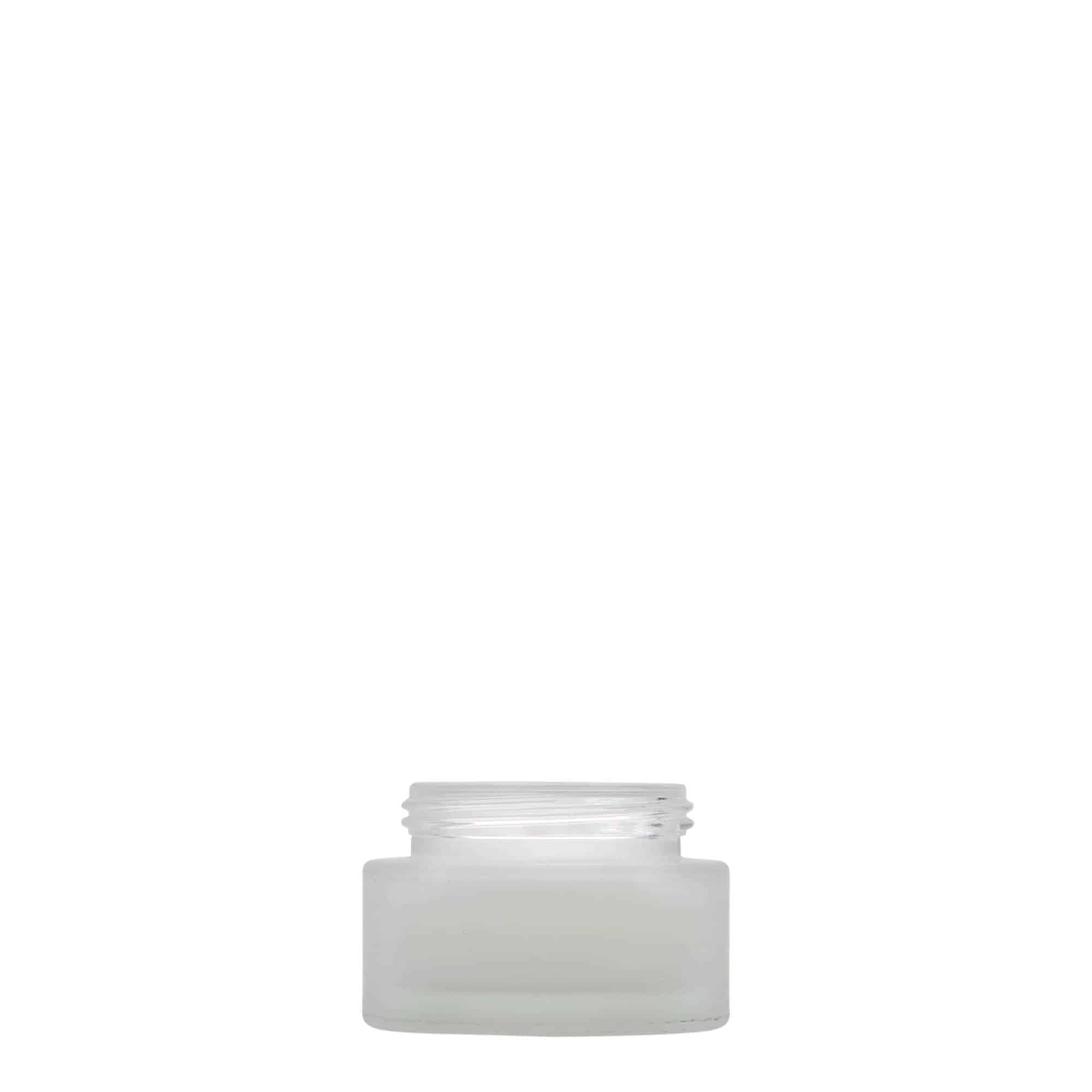 15 ml lonček »Platin Edition«, steklo, motno, ustje: navojni zamašek