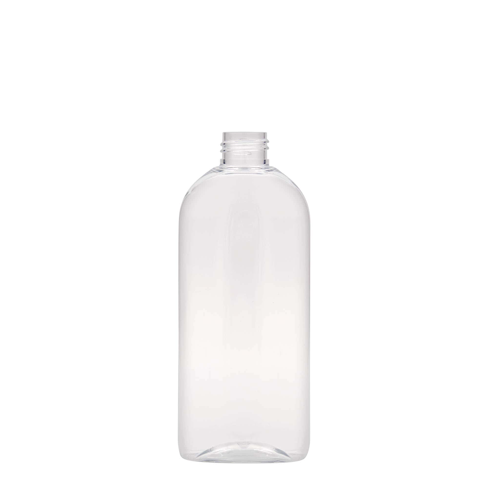 250 ml steklenica iz PET plastike »Iris«, ovalna, plastika, ustje: GPI 24/410
