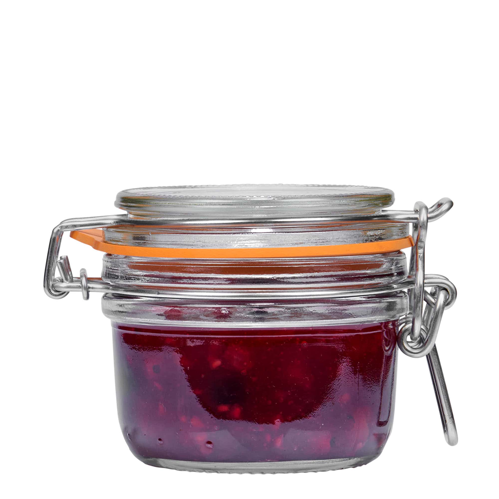 125 ml steklen kozarec z žičnim zaponkom 'Le Parfait Super Terrine', odprtina: žični zaponk