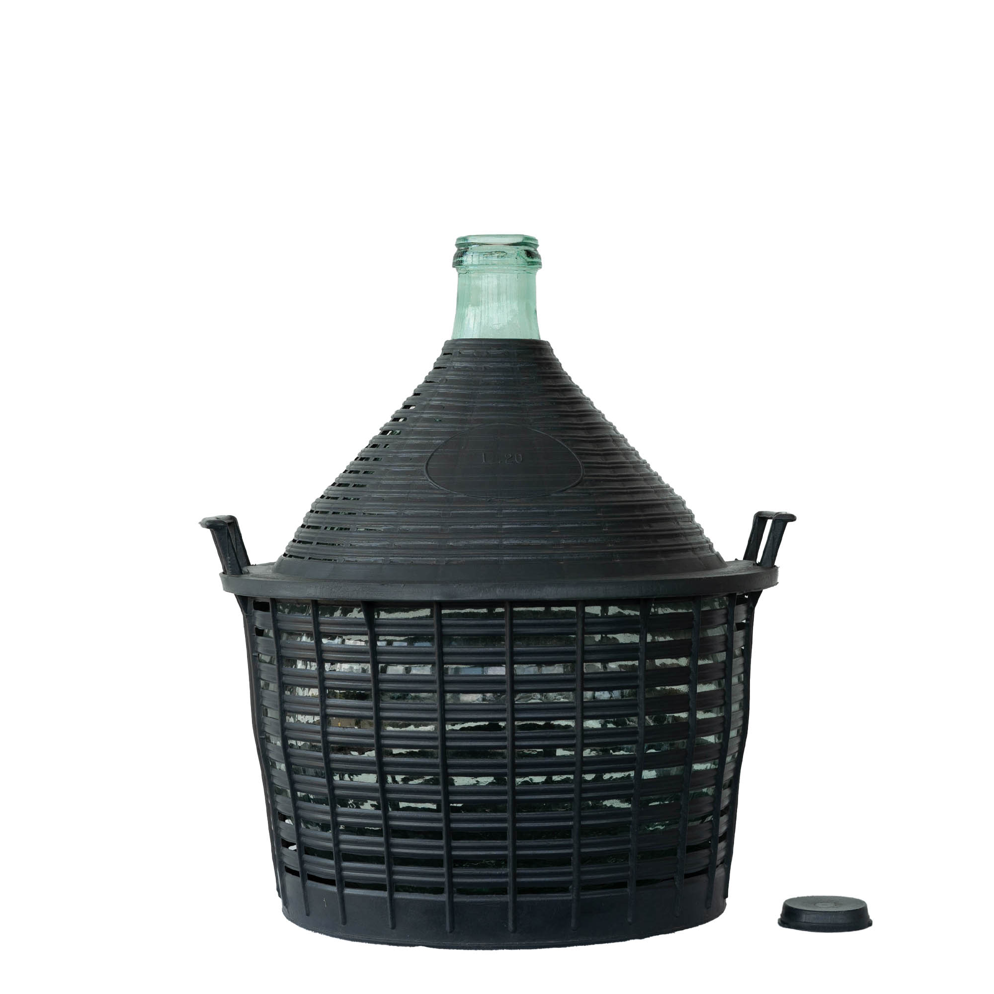 20 l balonska steklenica ozkega grla, steklo, odprtina: pokrov s pritisnim robom 20 l balonska steklenica ozkega grla, steklo, odprtina: pokrov s pritisnim robom