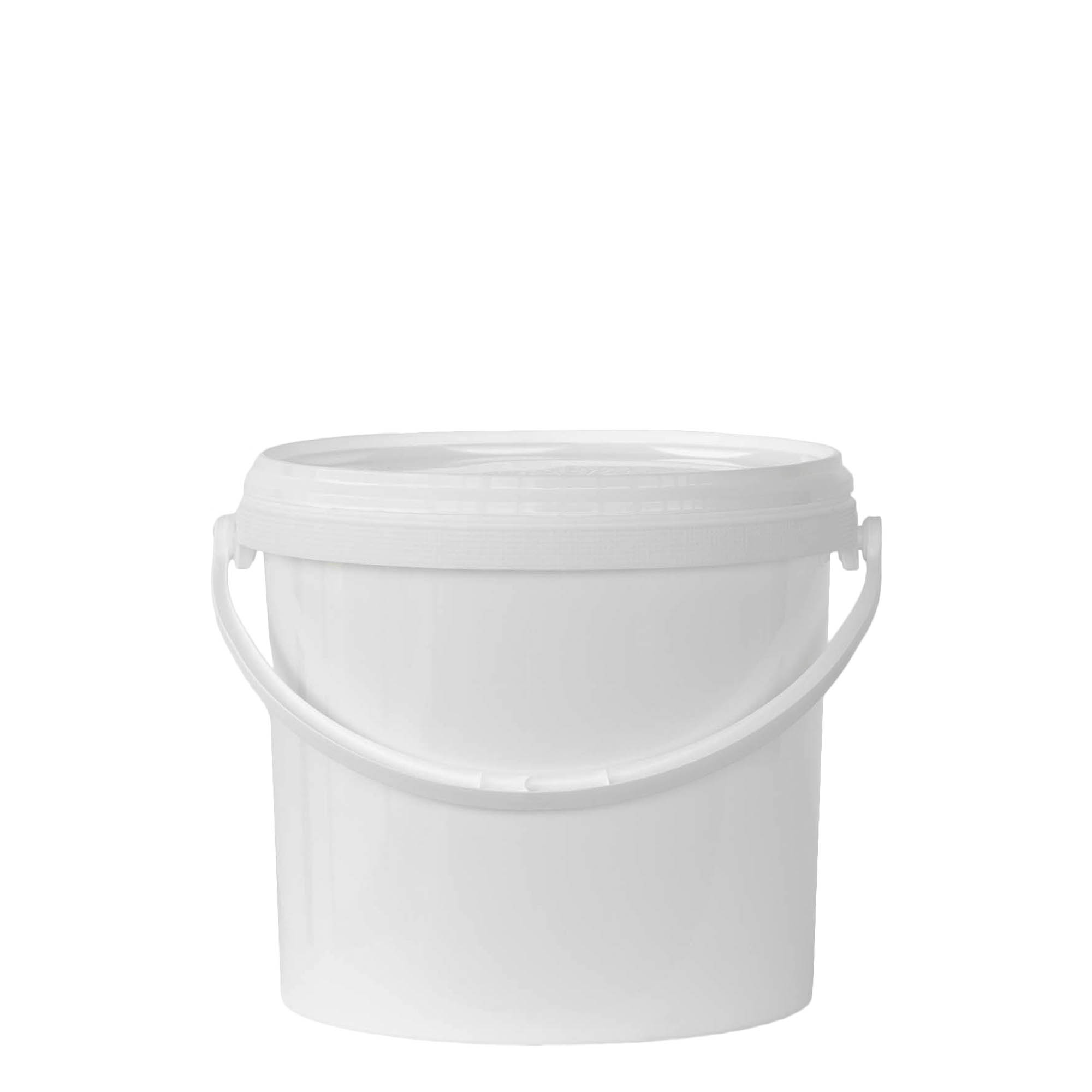 5 l vedro, PP-plastika, belo