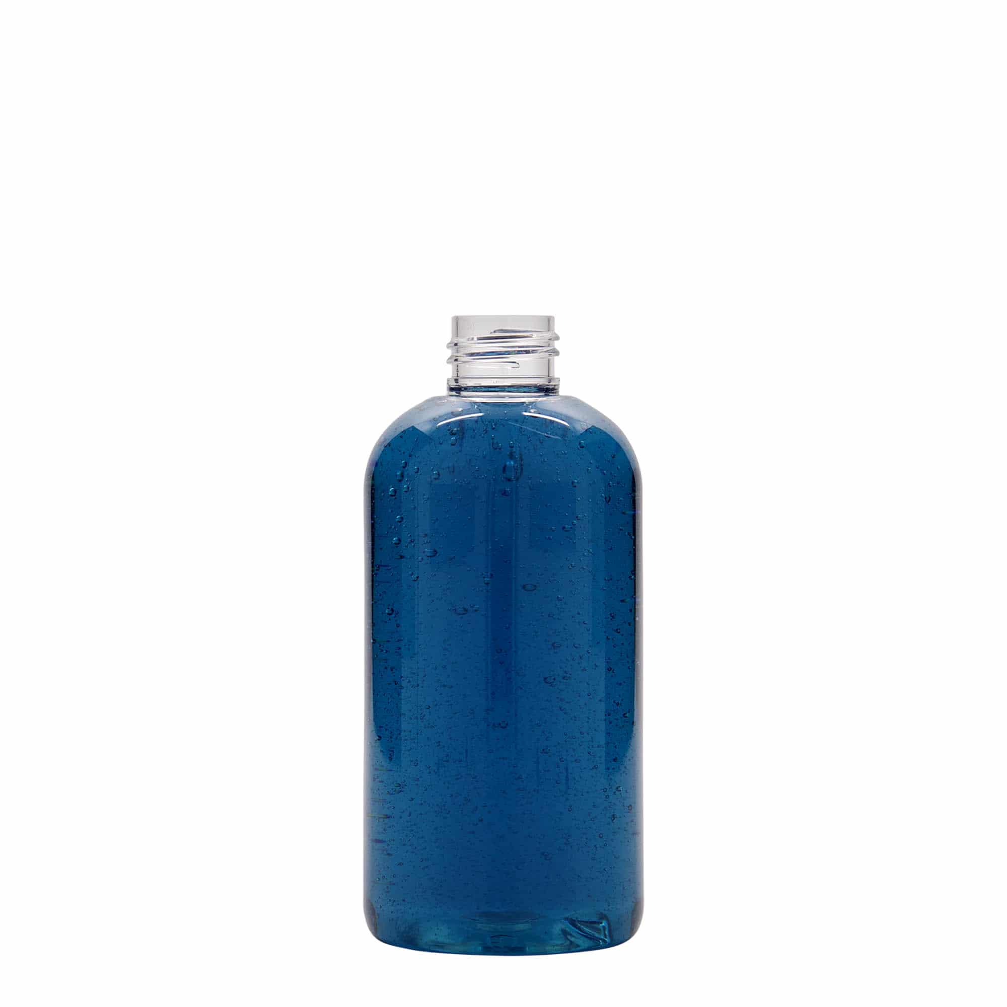 250 ml steklenica iz PET plastike »Boston«, plastika, ustje: GPI 24/410